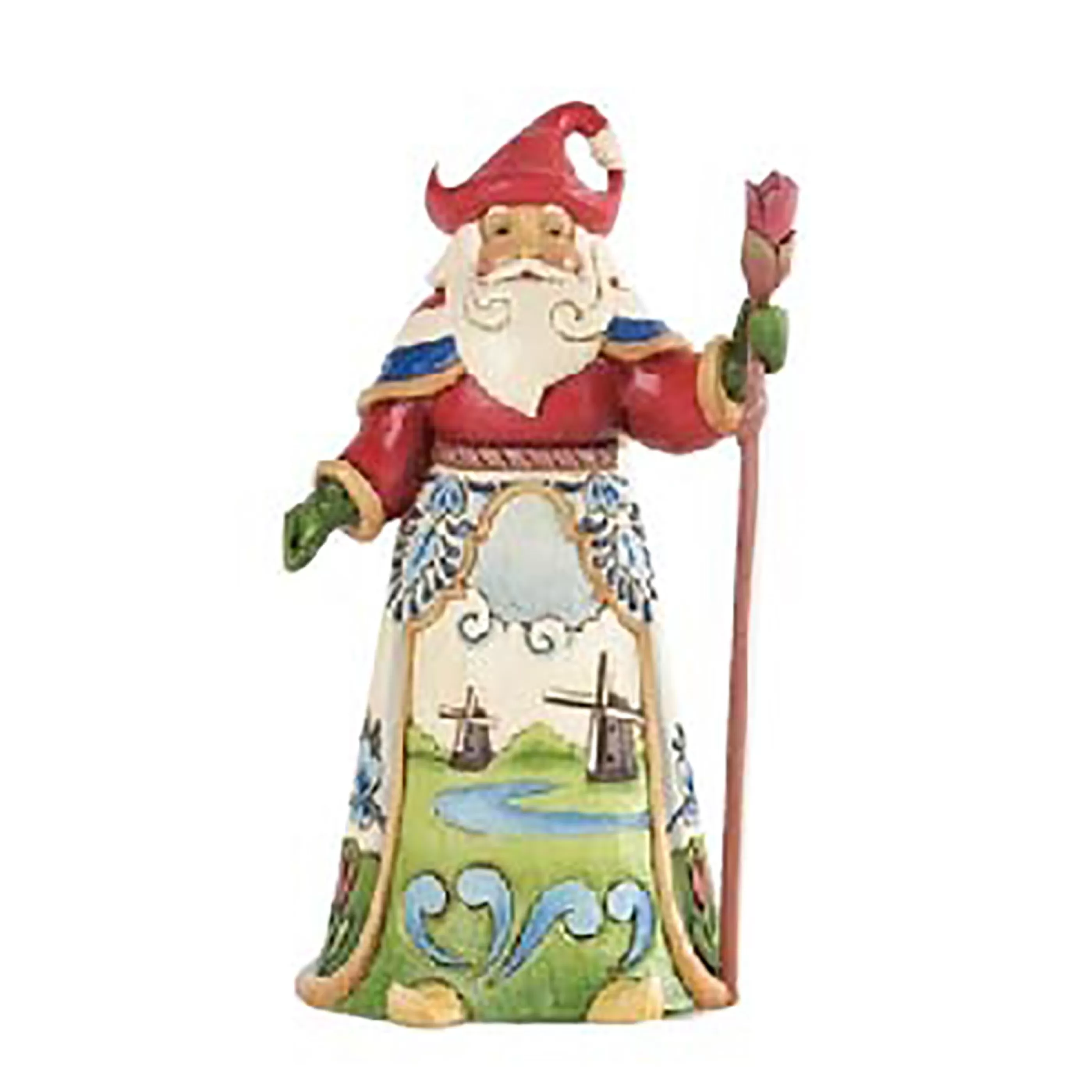 Jim Shore Table Top Decorations | Santas Around The World Dutch Santa Claus - 18Cm