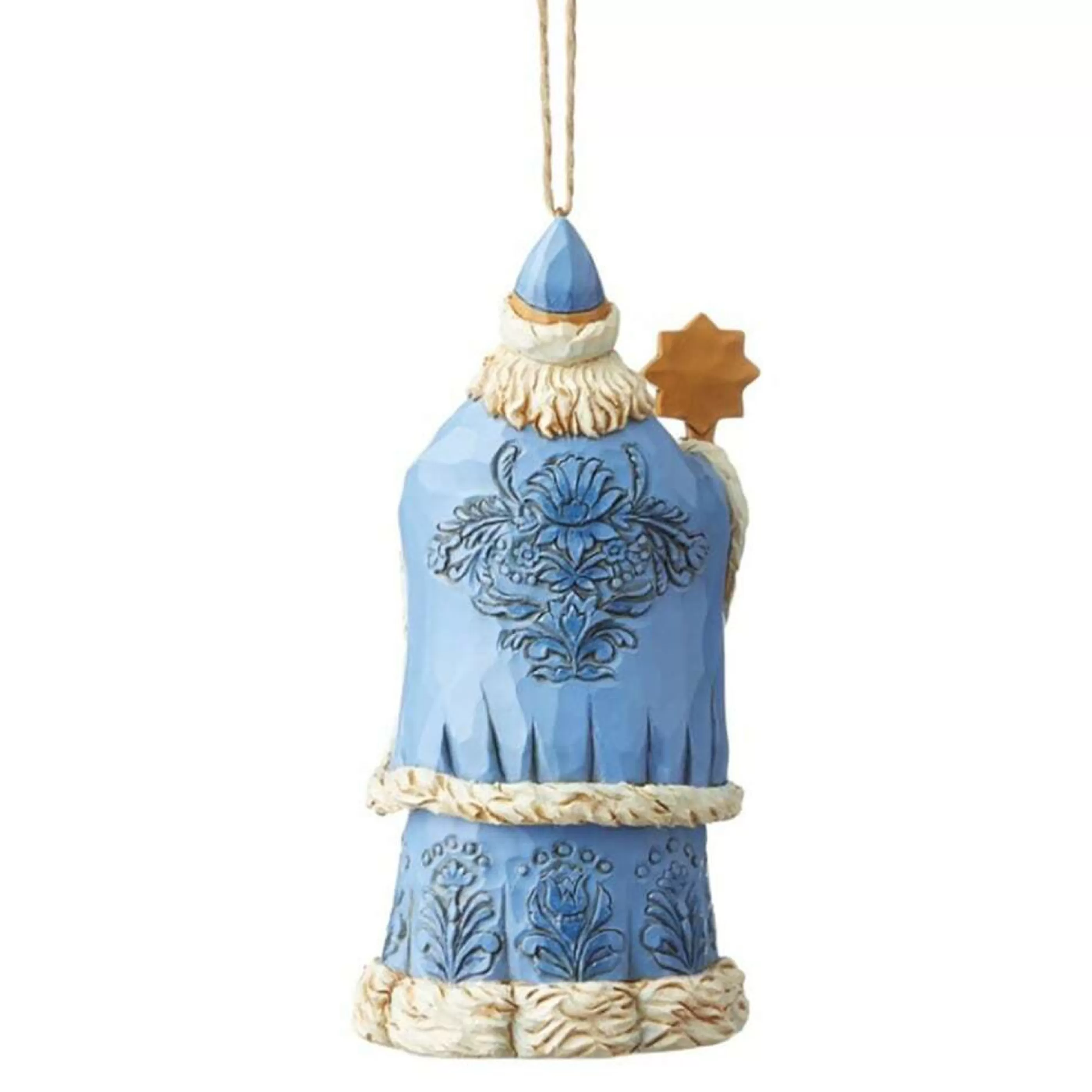 Jim Shore Hanging Christmas Ornaments | Santas Around The World Ukraine Hanging Santa - 12Cm