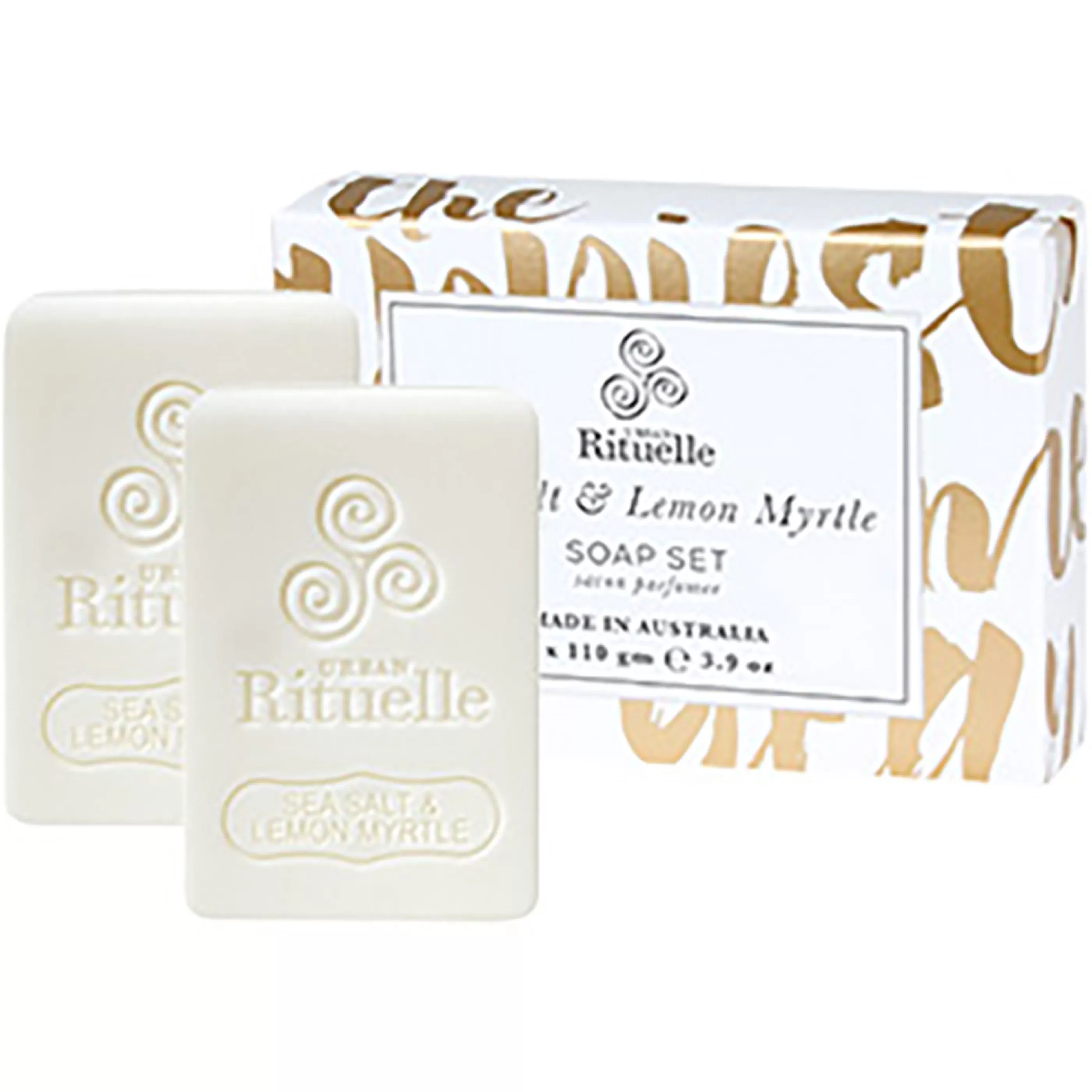 Hot * Sea Salt & Lemon Myrtle Soap Set