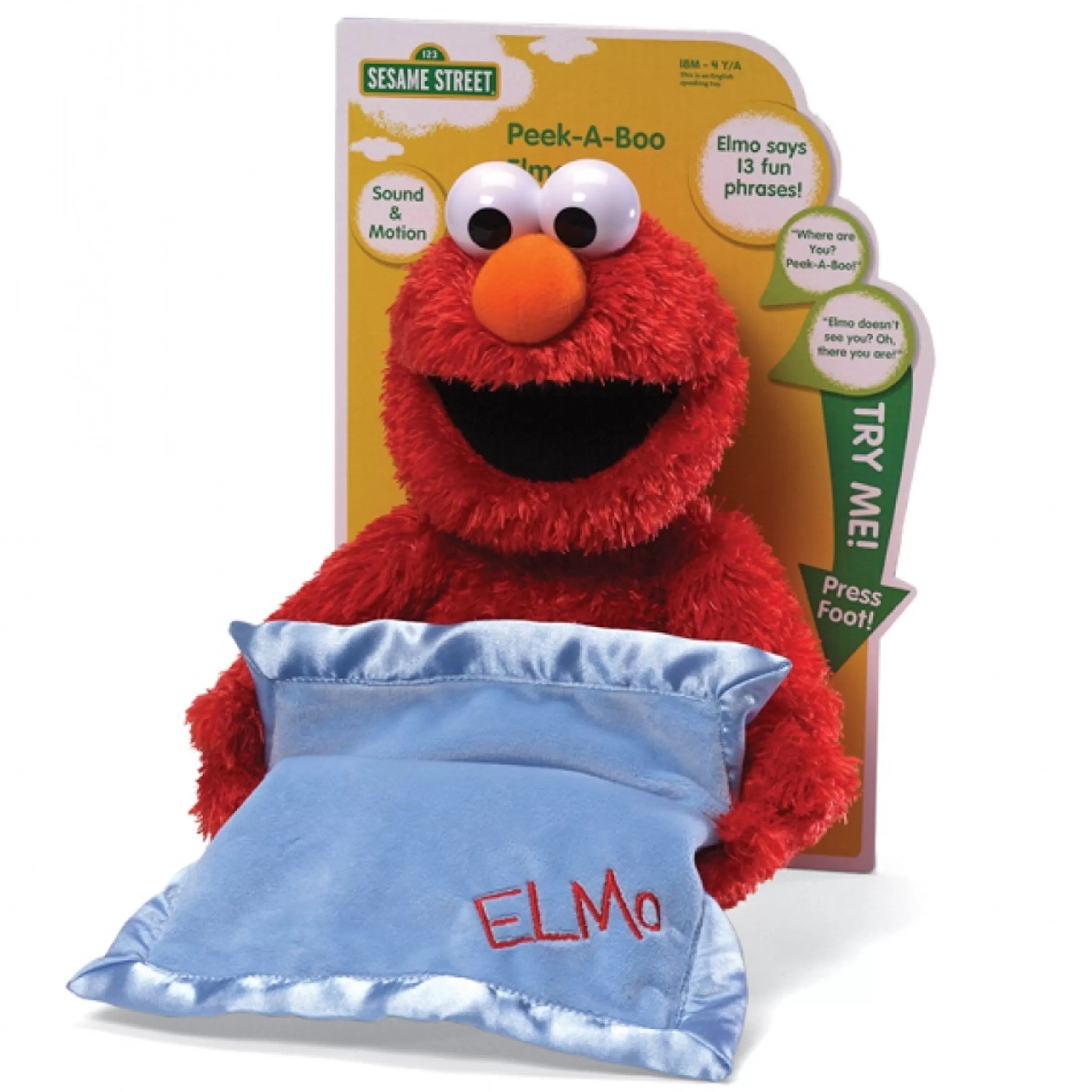 Sesame Street Baby's First Christmas | - Peek-A-Boo Elmo - 38Cm