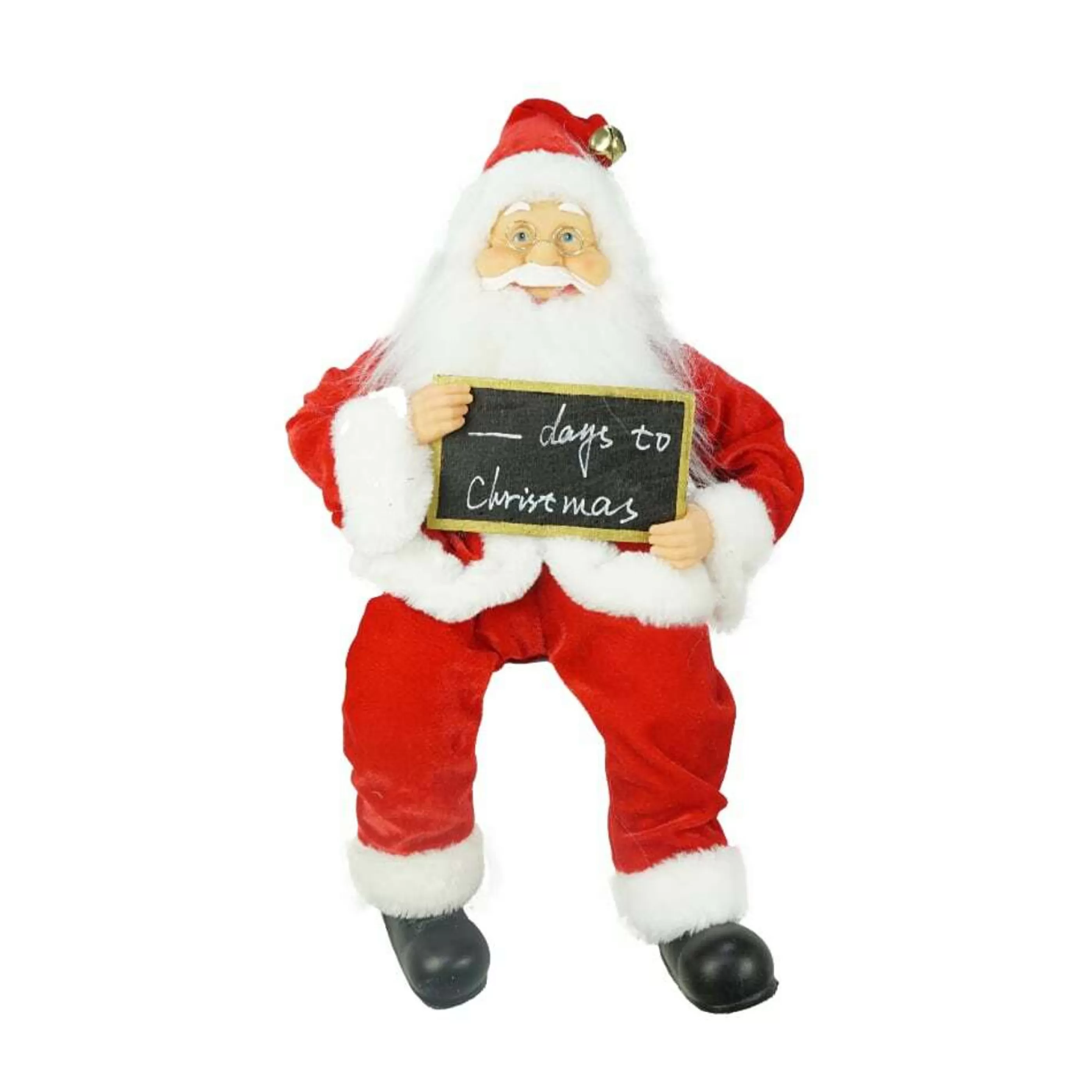 Best * Shelf Countdown Santa - 40Cm