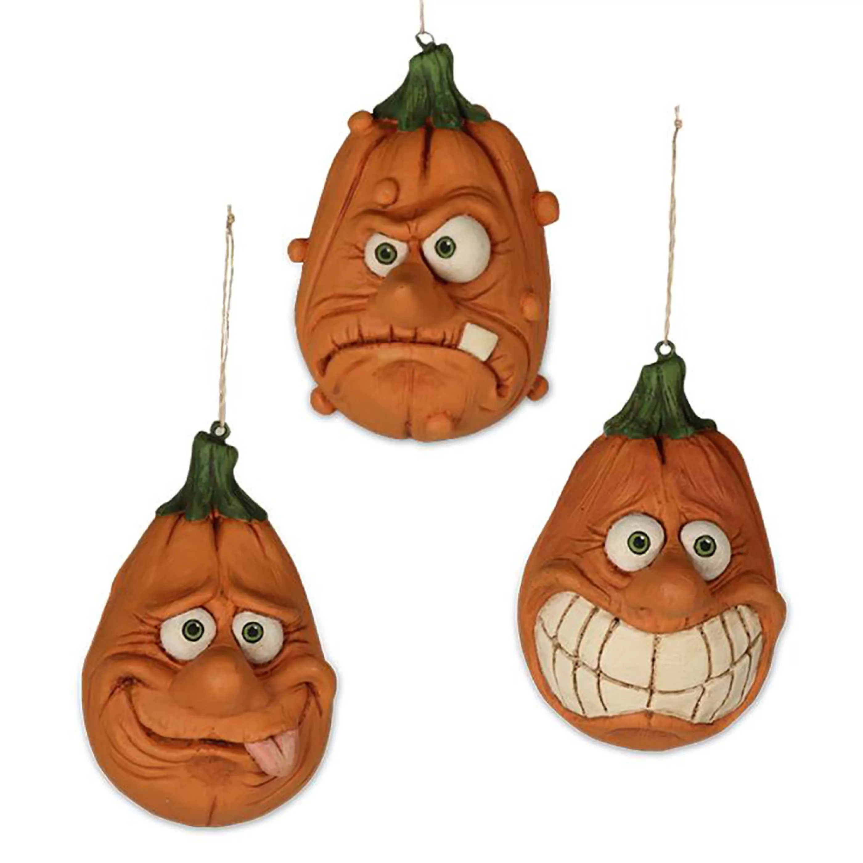 Fashion Bethany Lowe Silly Halloween Pumpkin (3 Designs) - 10.8Cm