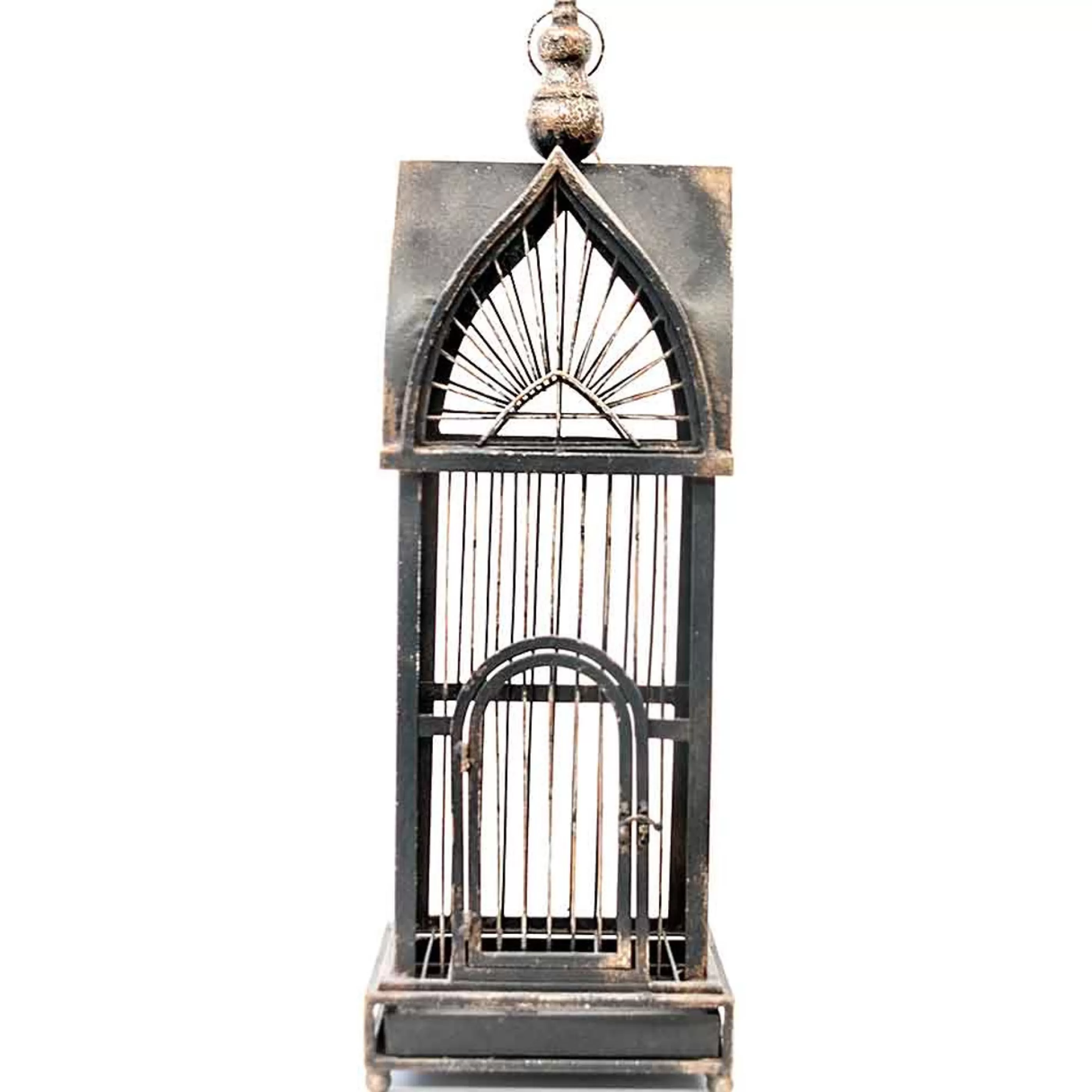 * Birds & Butterflies | Silver Bird Cage - 81Cm