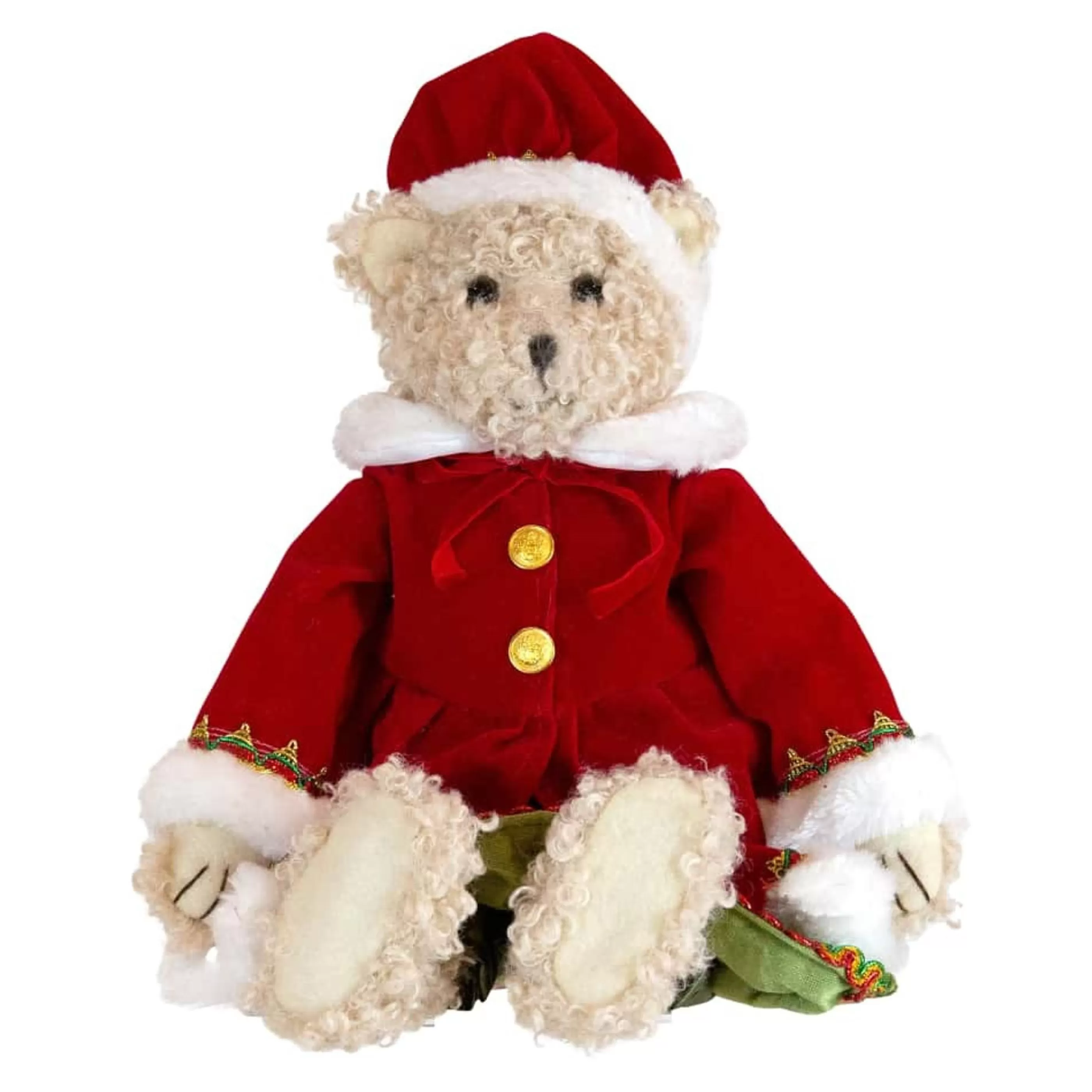 Discount * Sitting Christmas Girl Bear - 43Cm