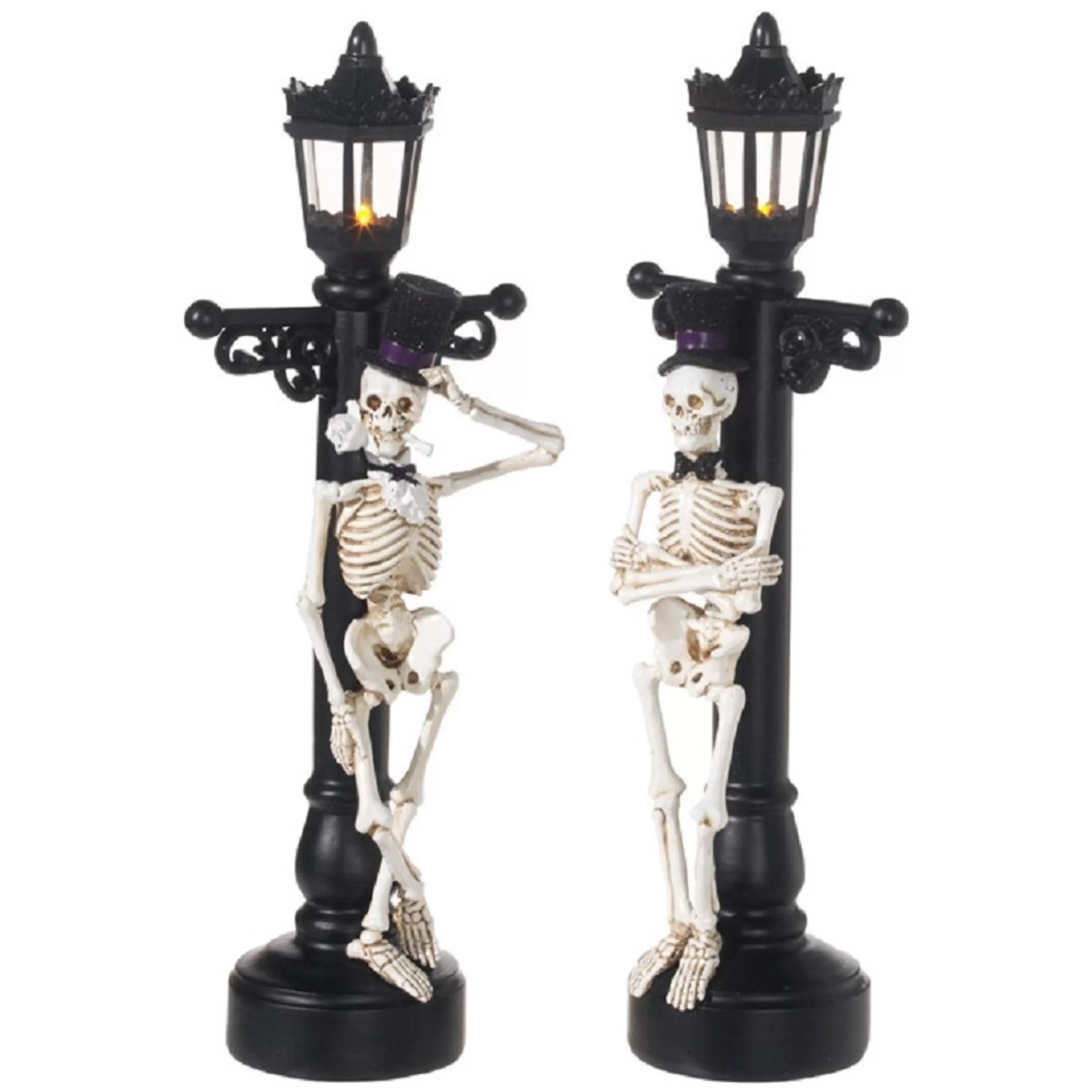 Shop RAZ Imports Skeleton Lantern (2 Styles) - 38Cm