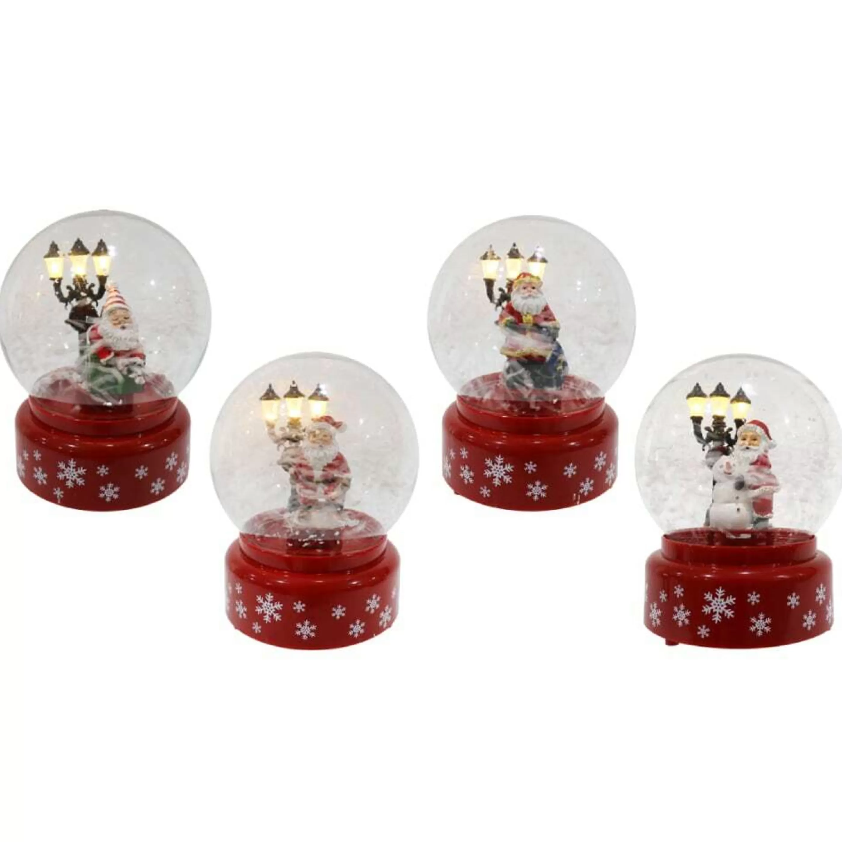 Store * Snowing Musical Santa Snow Globe (4 Styles) - 18Cm