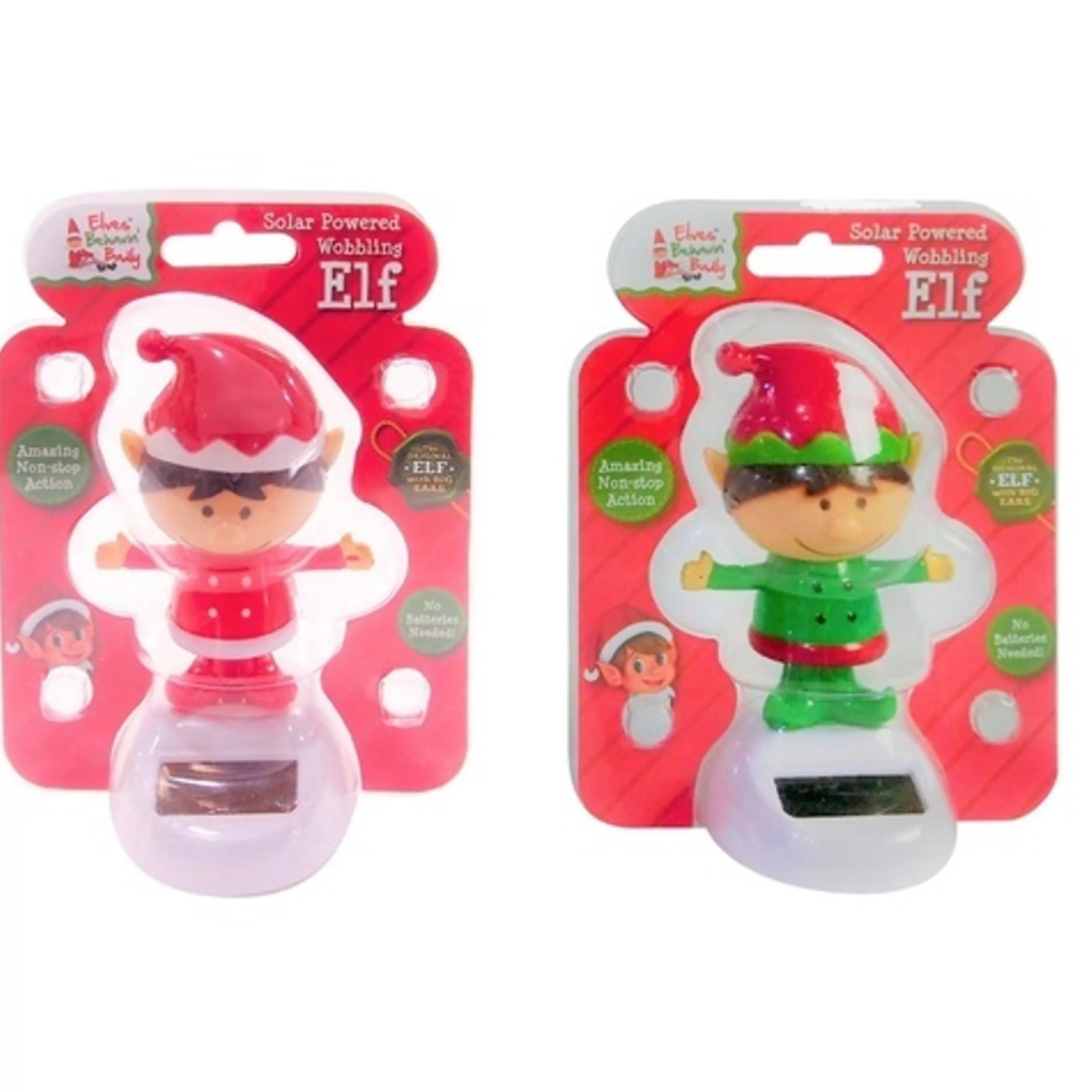 Clearance * Solar Dancing Christmas Elf - 11Cm