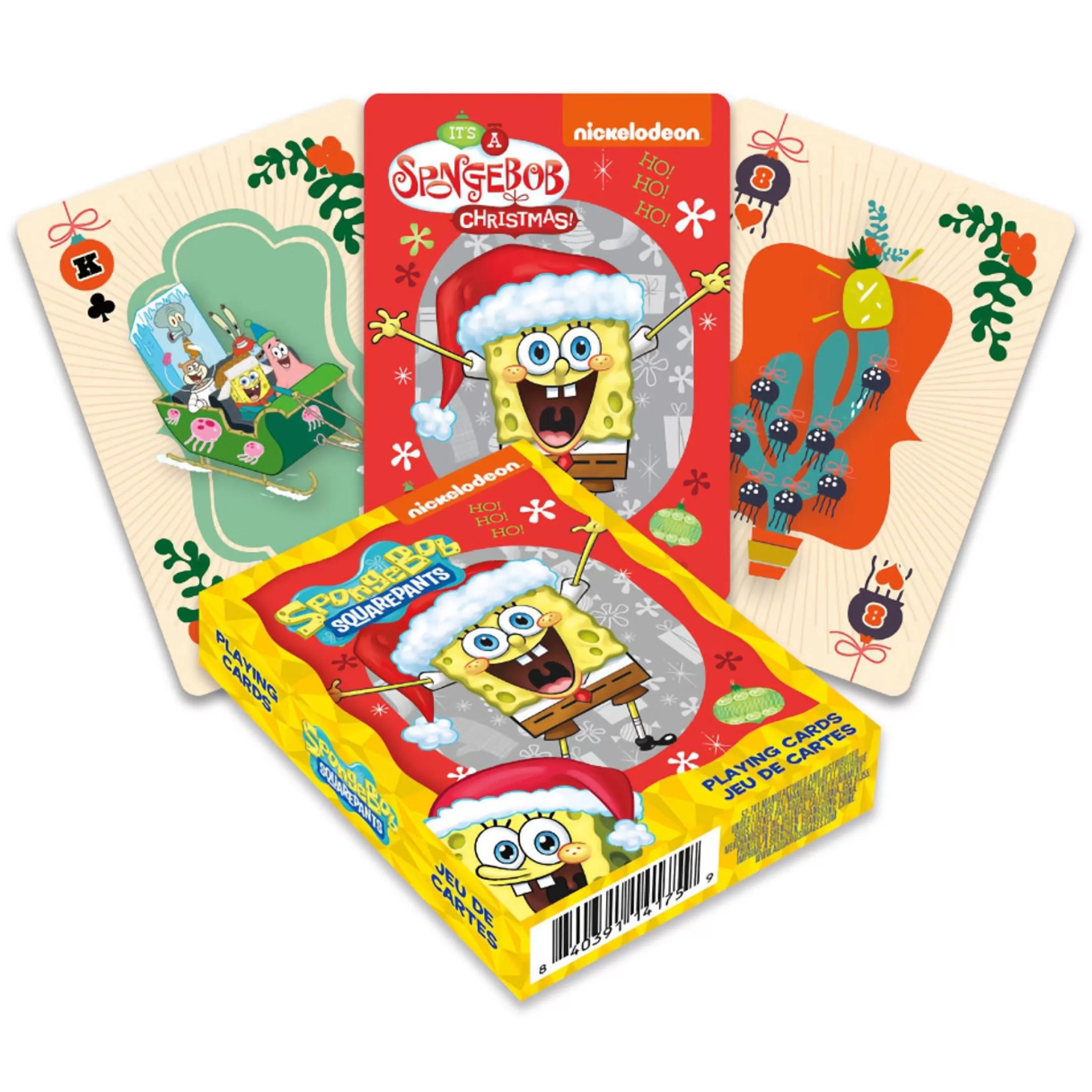 Best * Spongebob Christmas Playing Cards - 9Cm