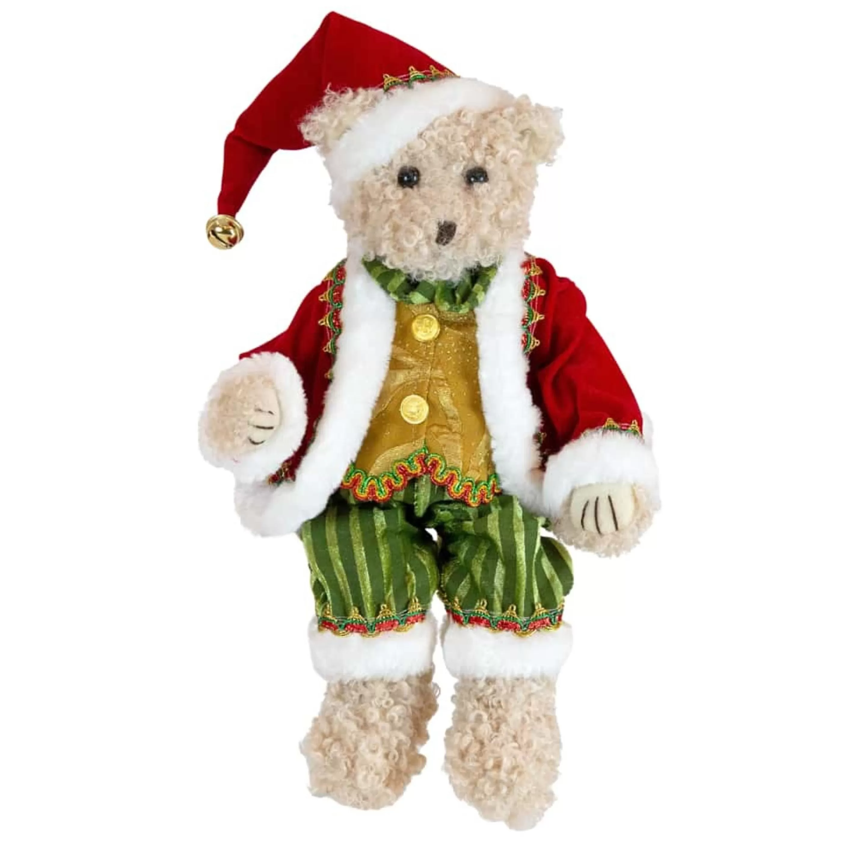 Outlet * Standing Christmas Boy Bear - 41Cm