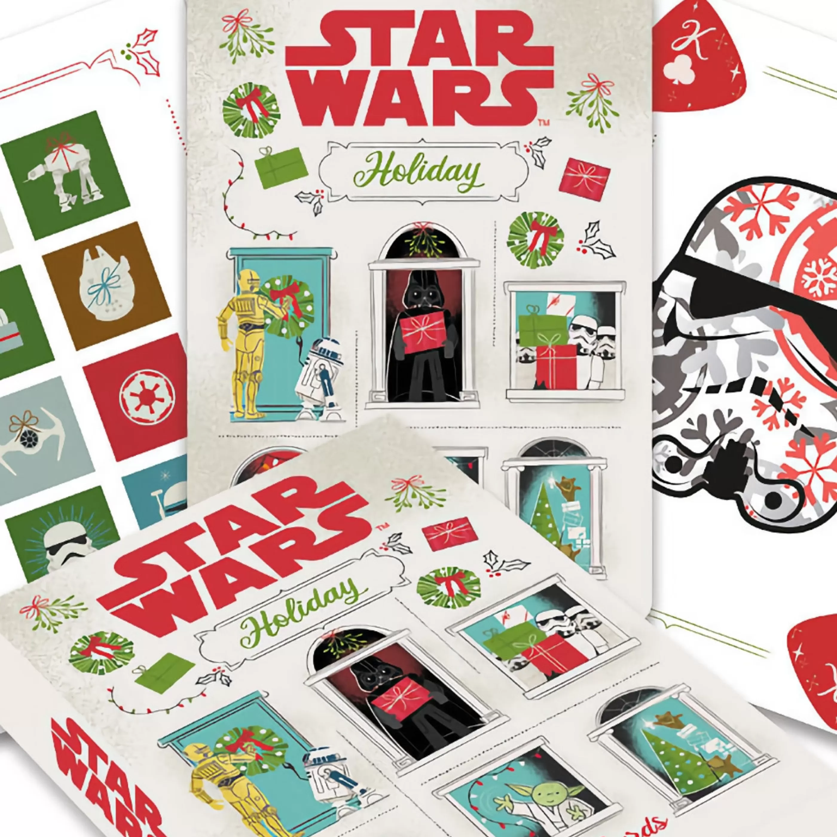 Discount Disney Christmas Decorations Star Wars Christmas Holiday Fun Playing Cards