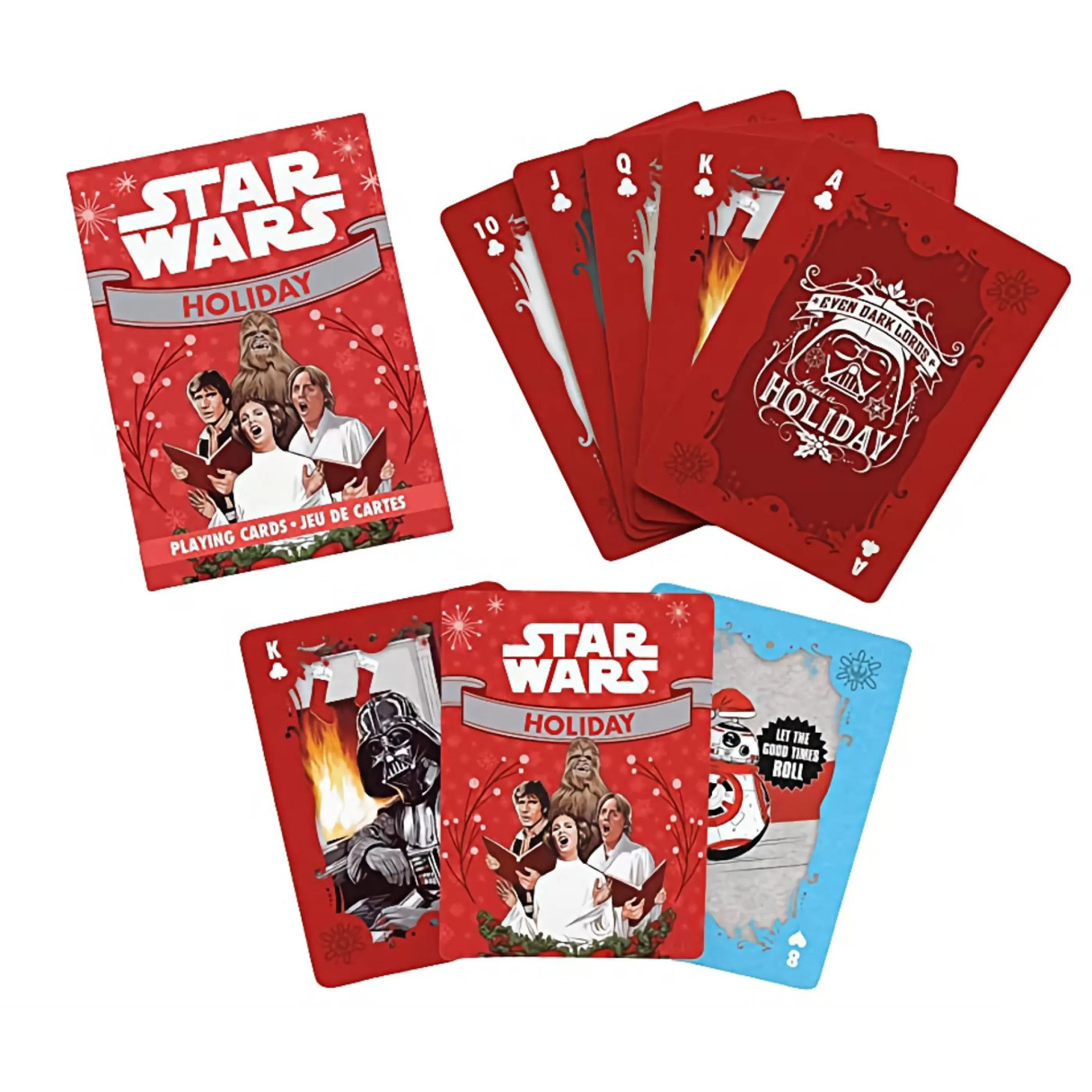 Online Disney Christmas Decorations Star Wars Christmas Holiday Playing Cards - 9Cm