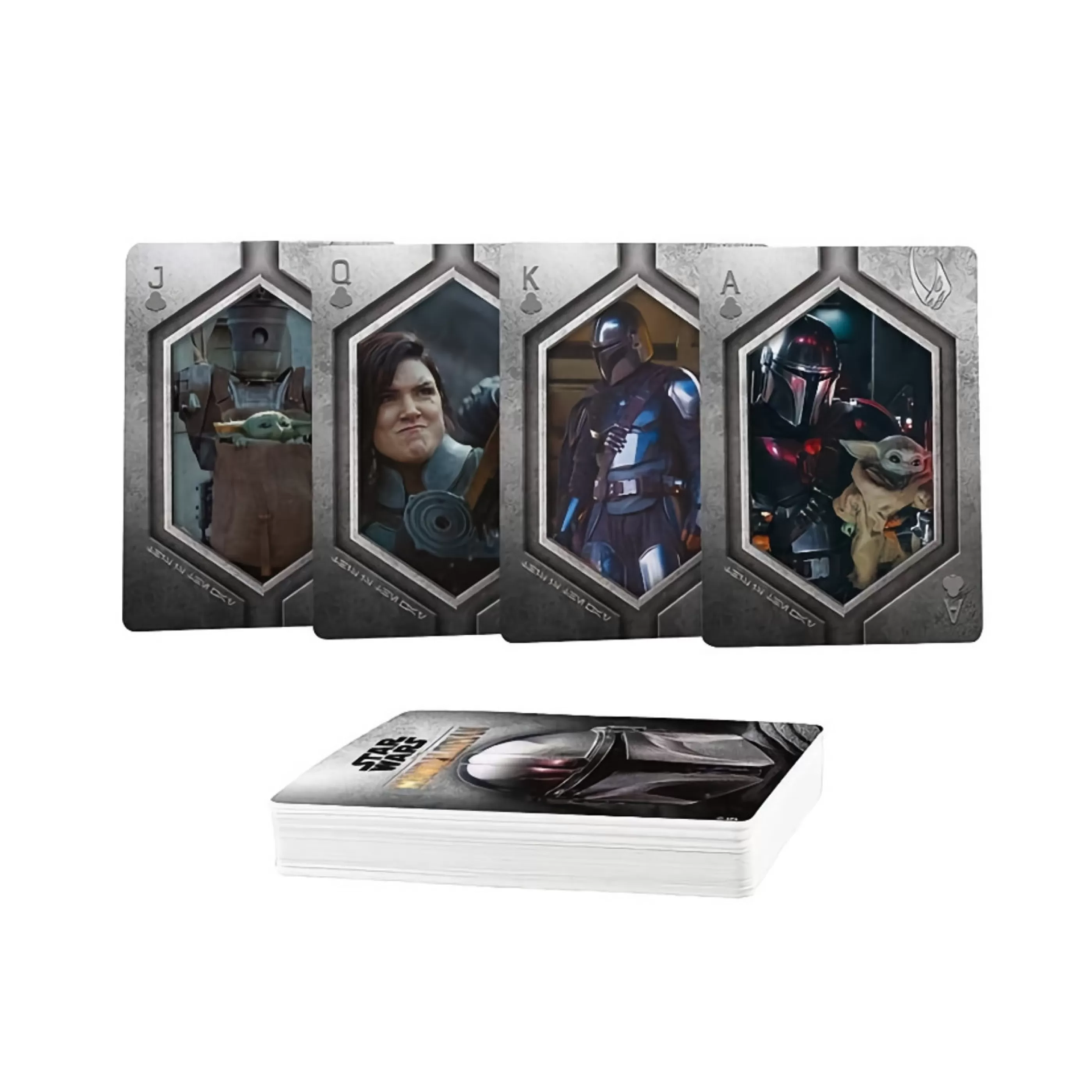 Flash Sale Disney Christmas Decorations Star Wars Mandalorian Photos Playing Cards - 9Cm