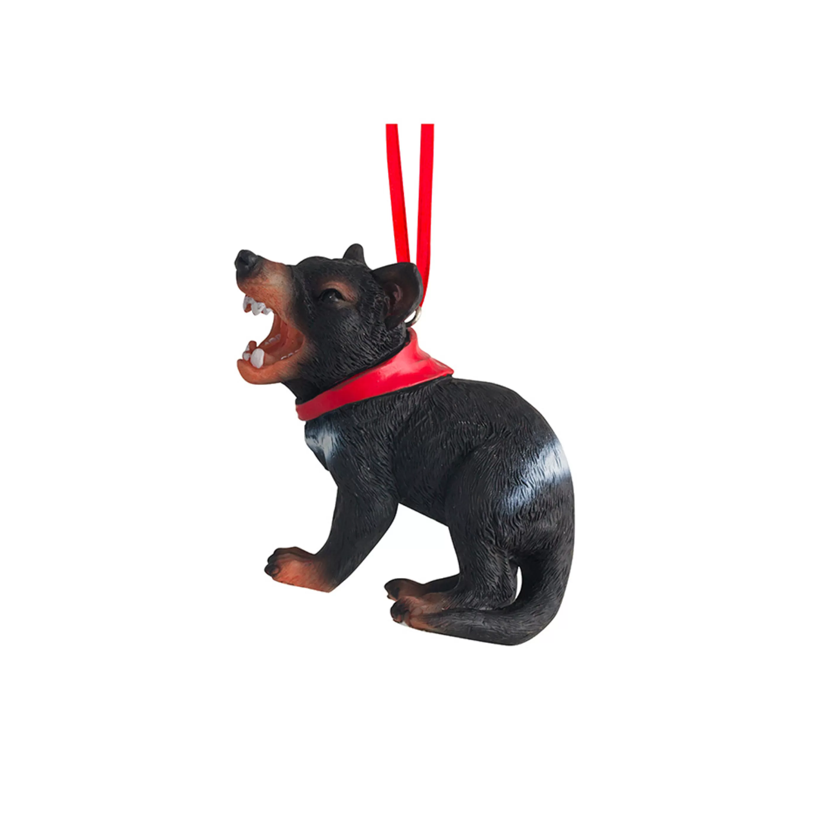 * Australian Decorations | Tasmanian Devil With Red Bandanna Hanging Ornament