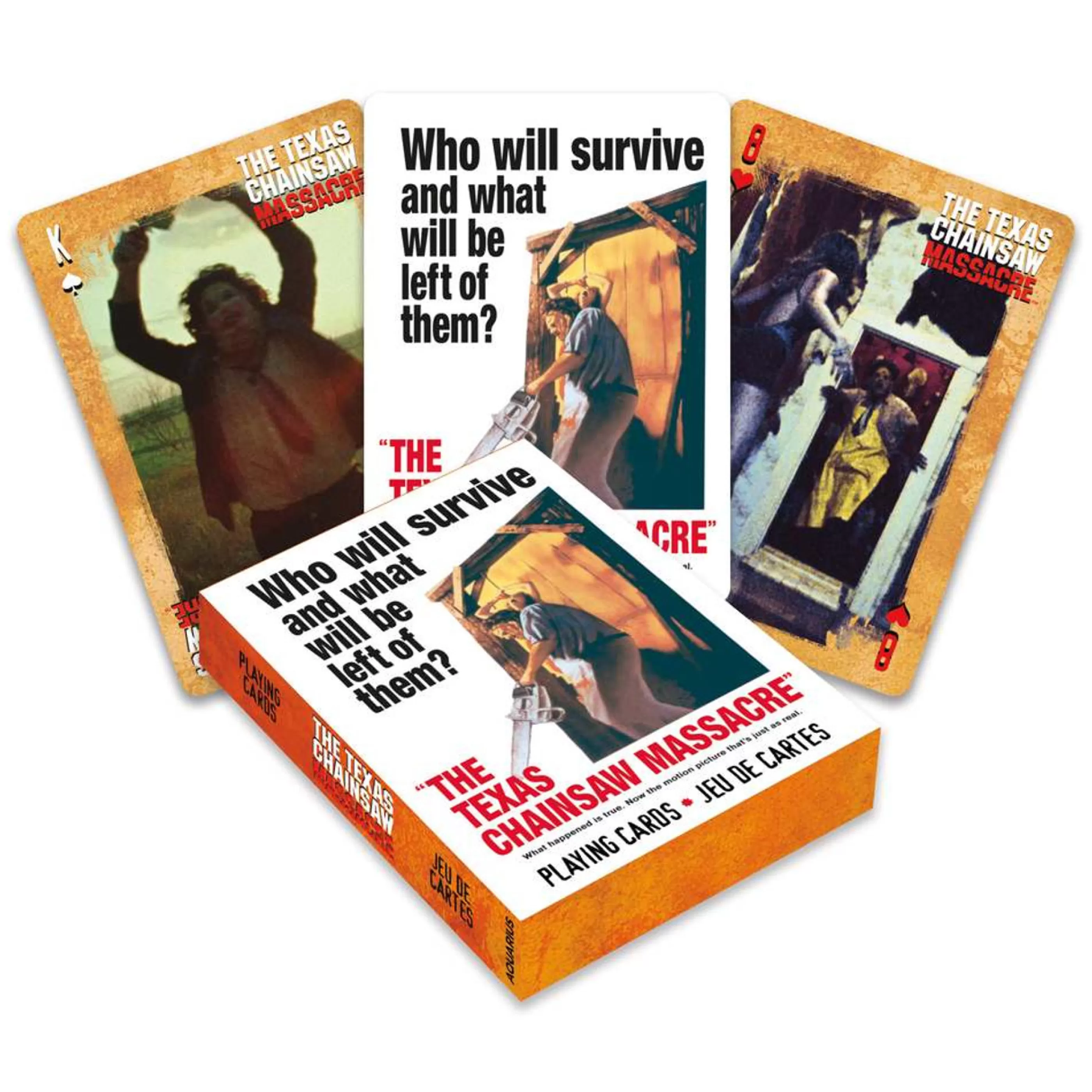 Hot * Texas Chainsaw Massacre Playing Cards - 6.5Cm