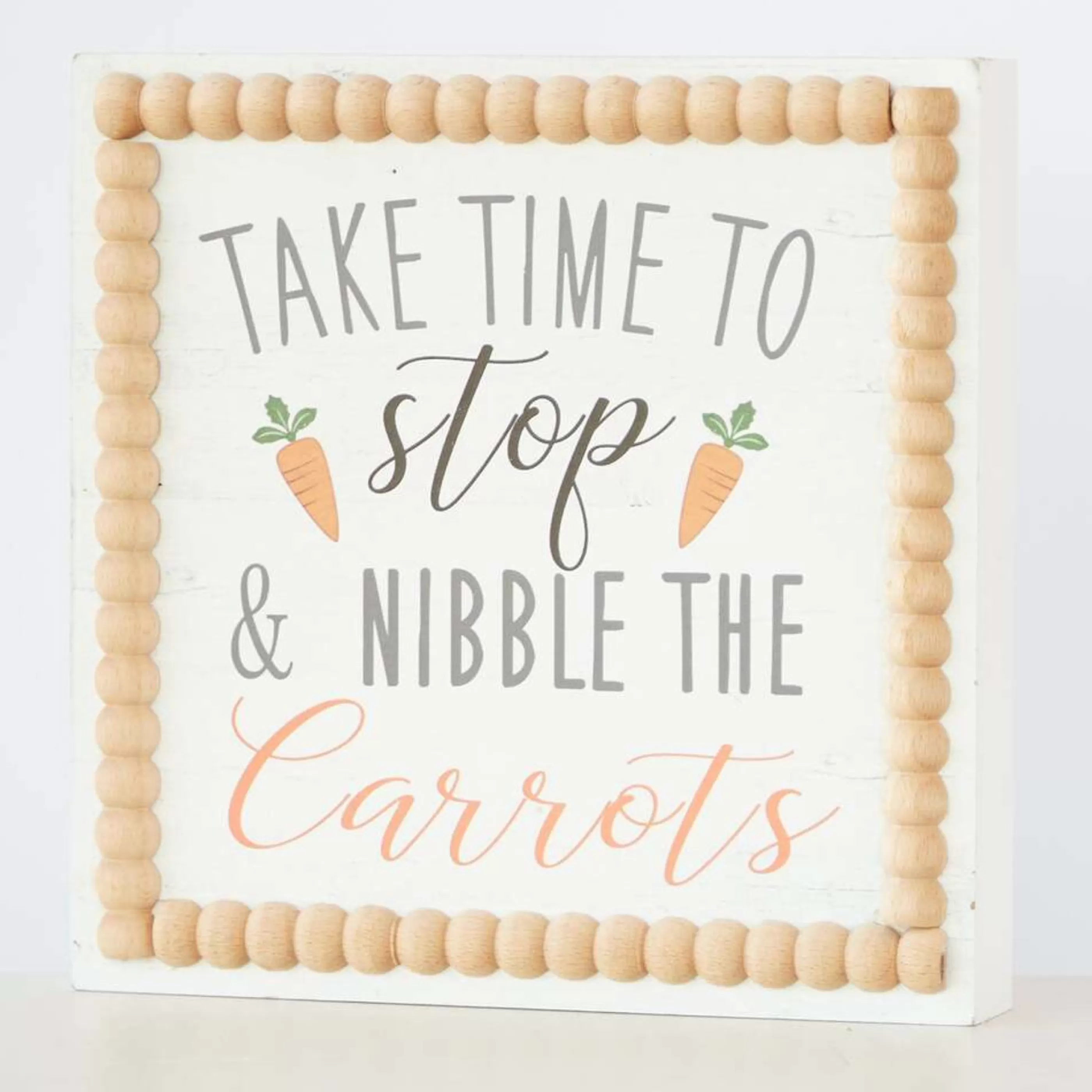 Best Easter Town Time To Nibble The Carrots Sign - 20Cm