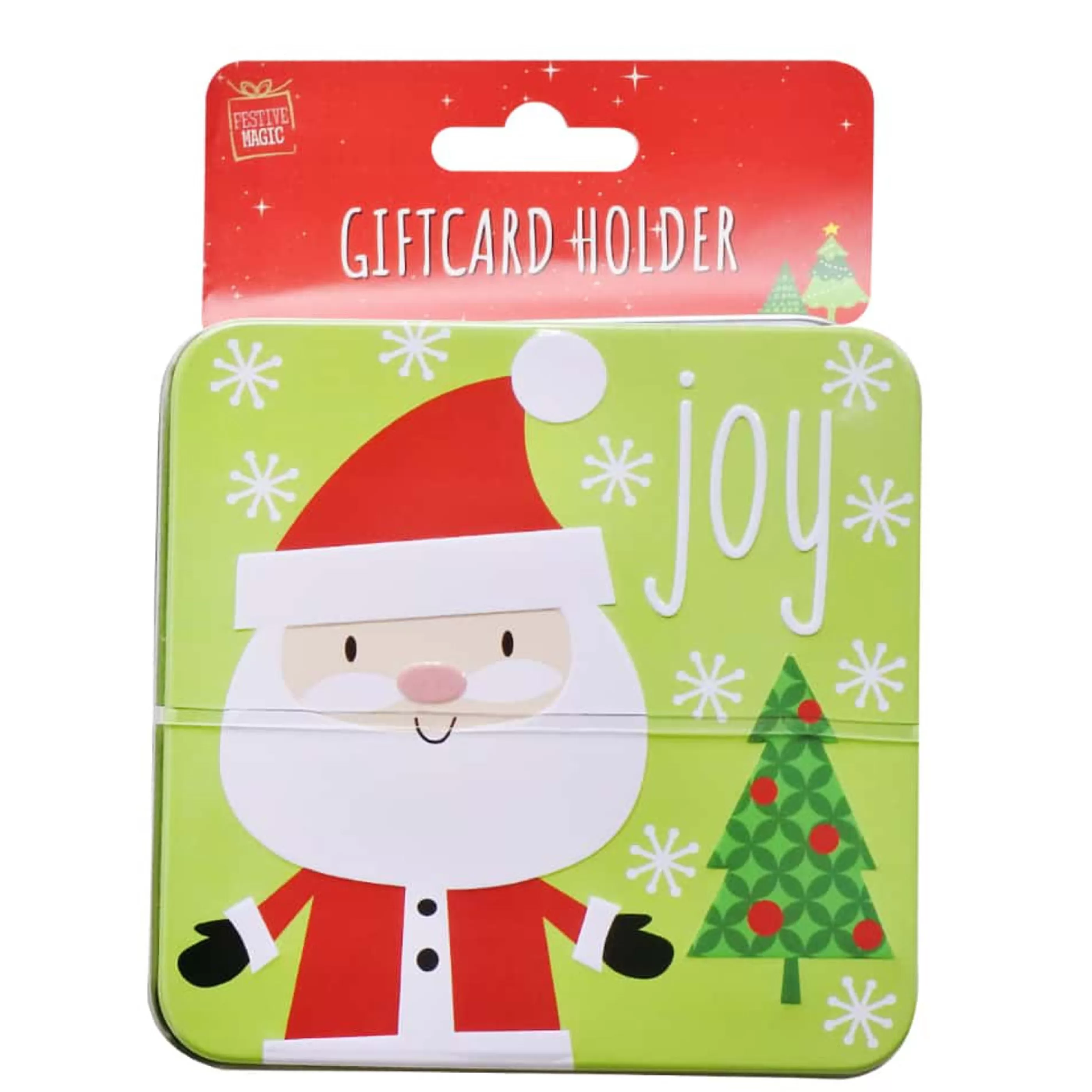 Sale * Tin Square Giftcard (4 Styles) - 10Cm