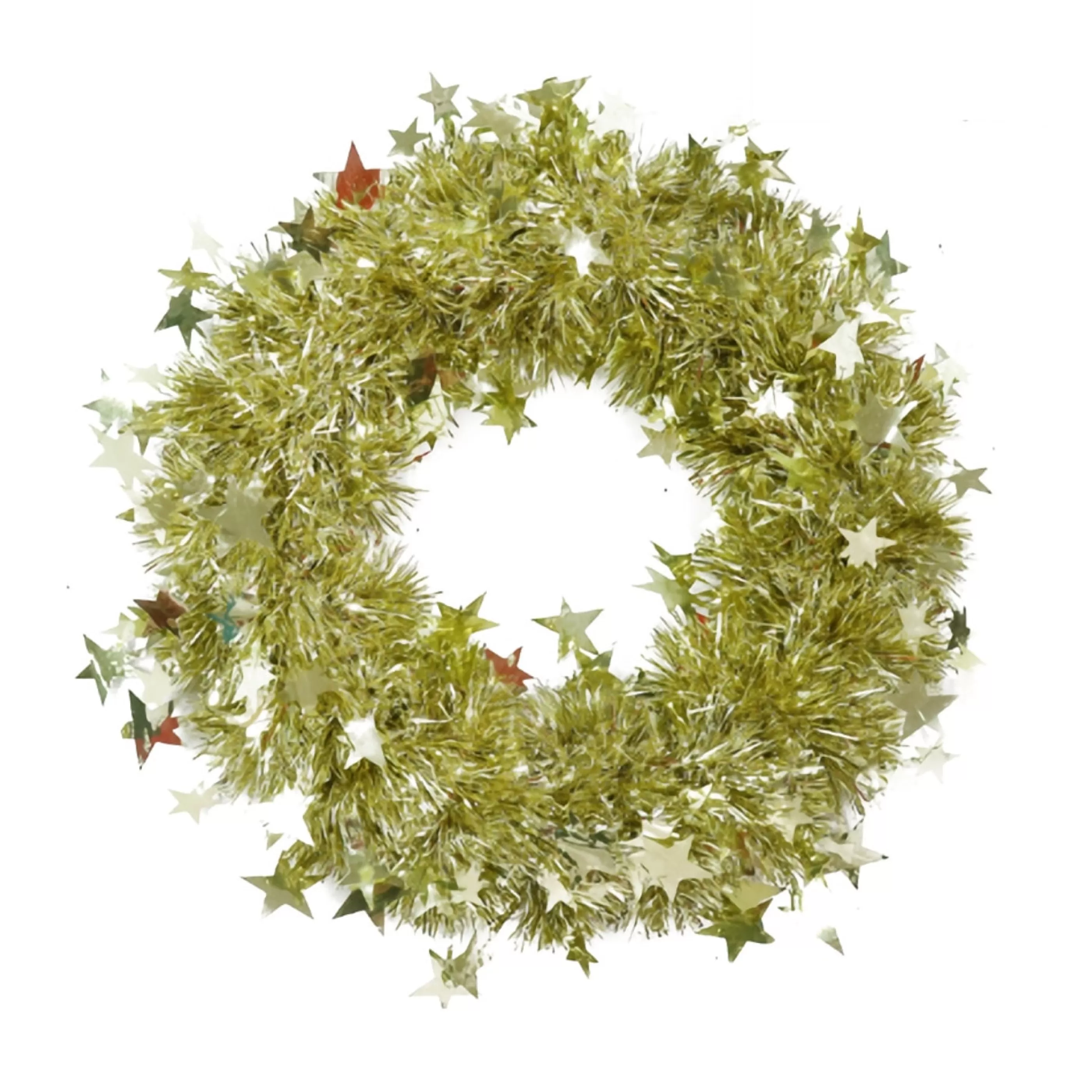 * Wreaths | Tinsel Starry Wreath (3 Colours) - 27Cm