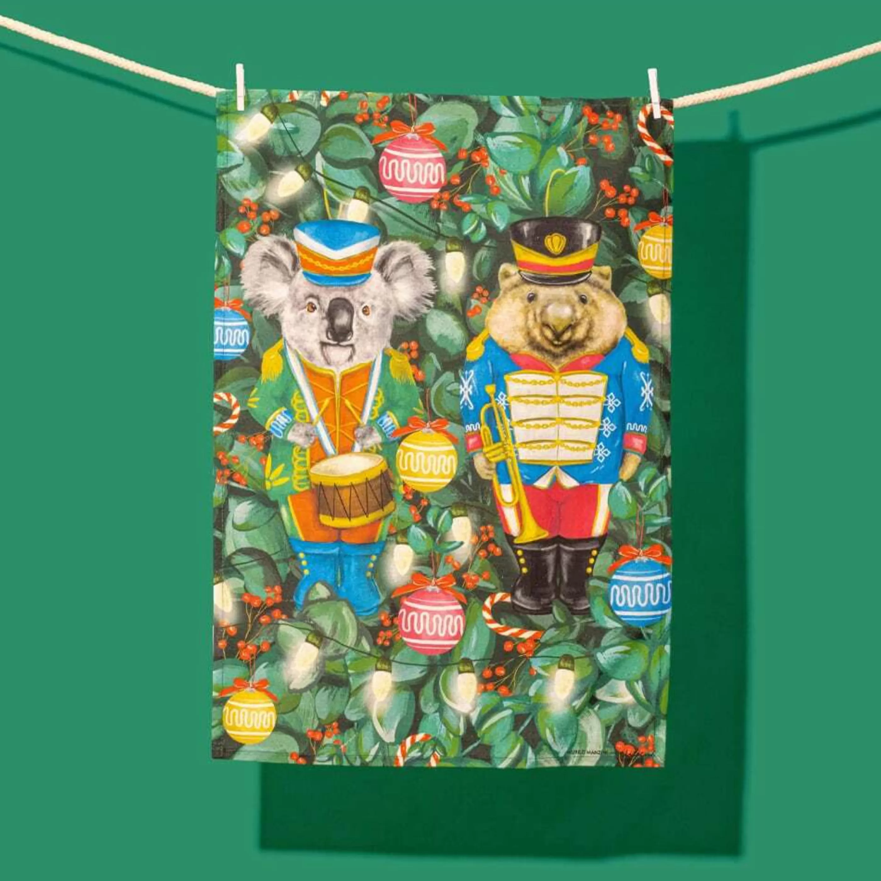 Fashion La La Land Toy Shop Tea Towel