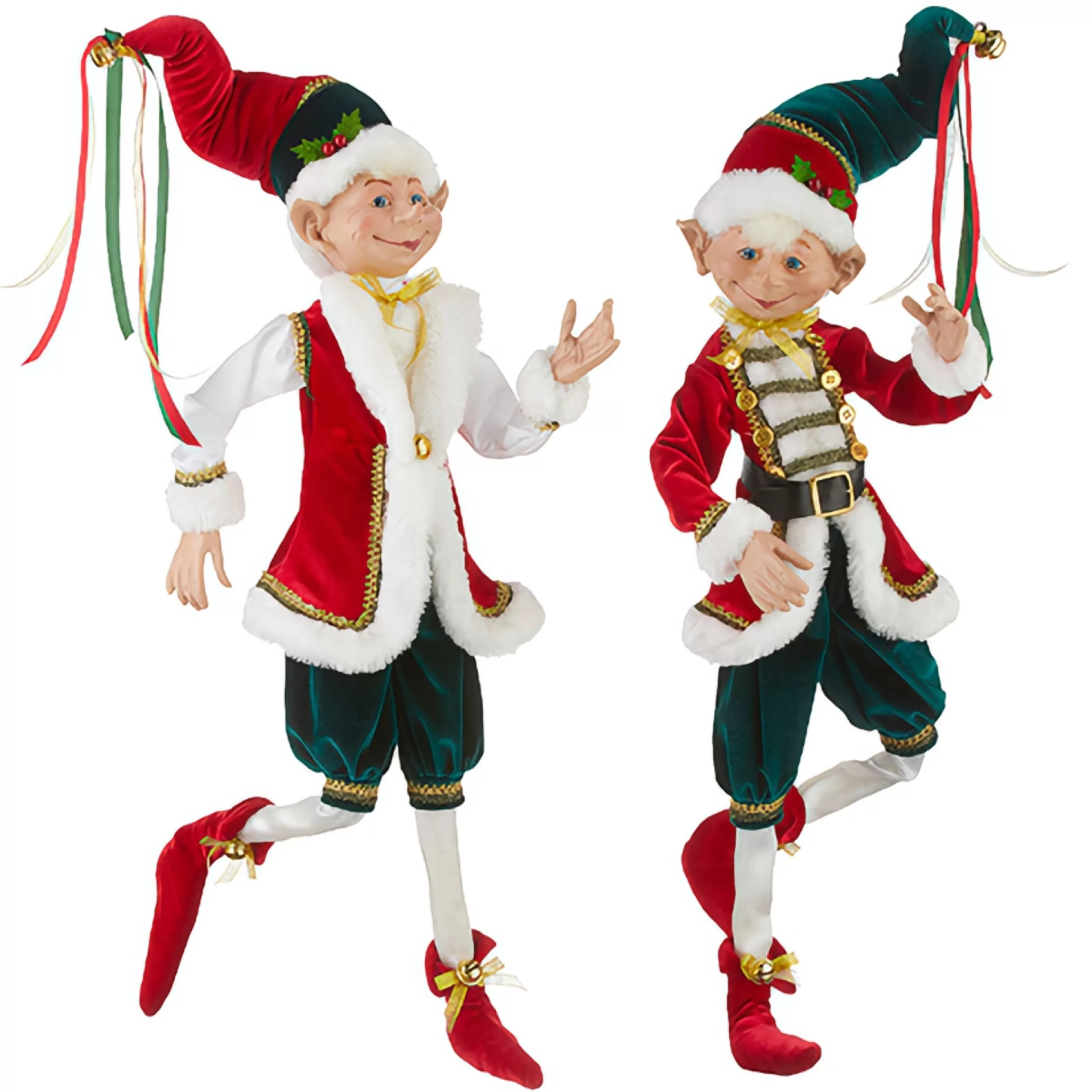 Flash Sale RAZ Imports Traditional Jester Posable Elf (2 Styles) - 76Cm