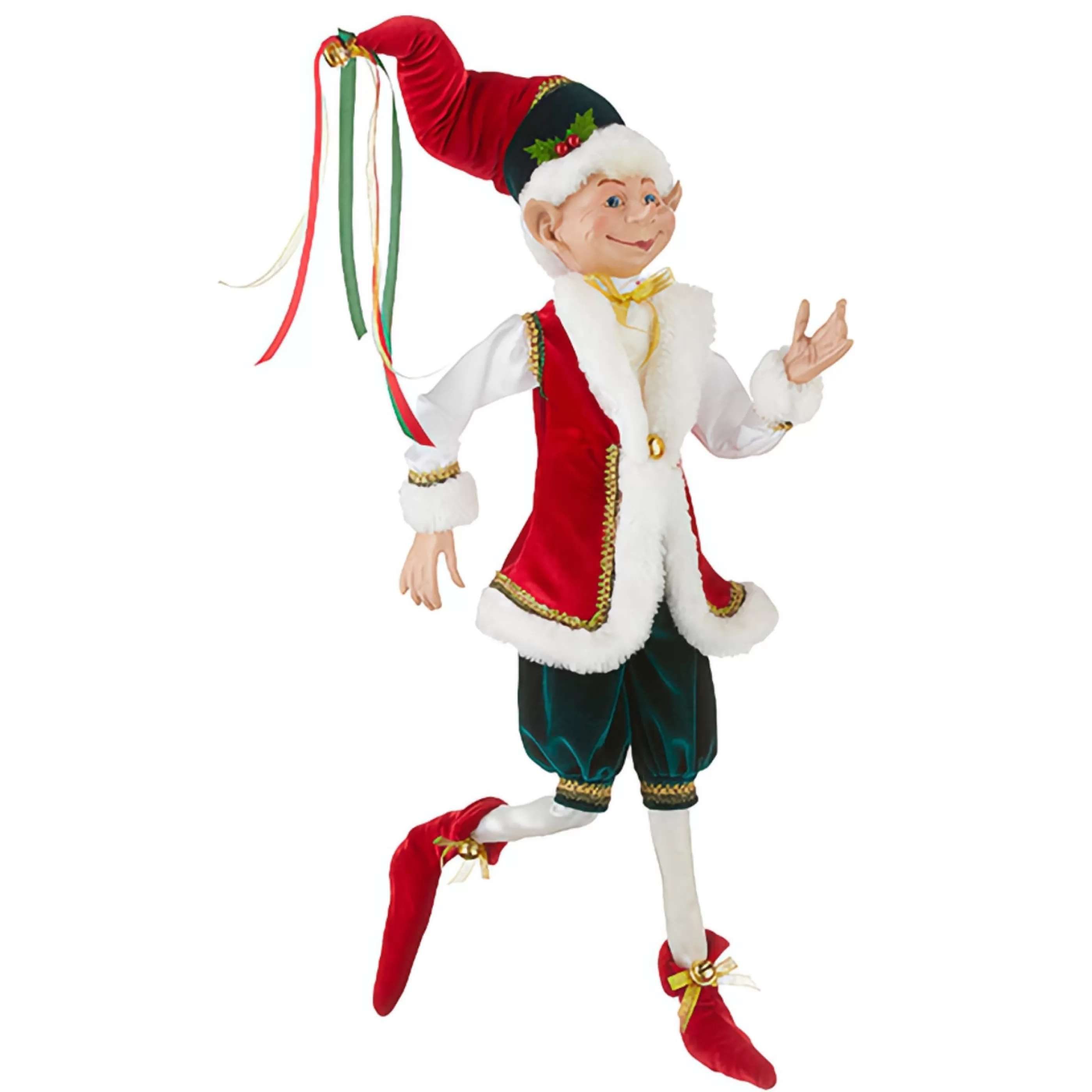 Flash Sale RAZ Imports Traditional Jester Posable Elf (2 Styles) - 76Cm