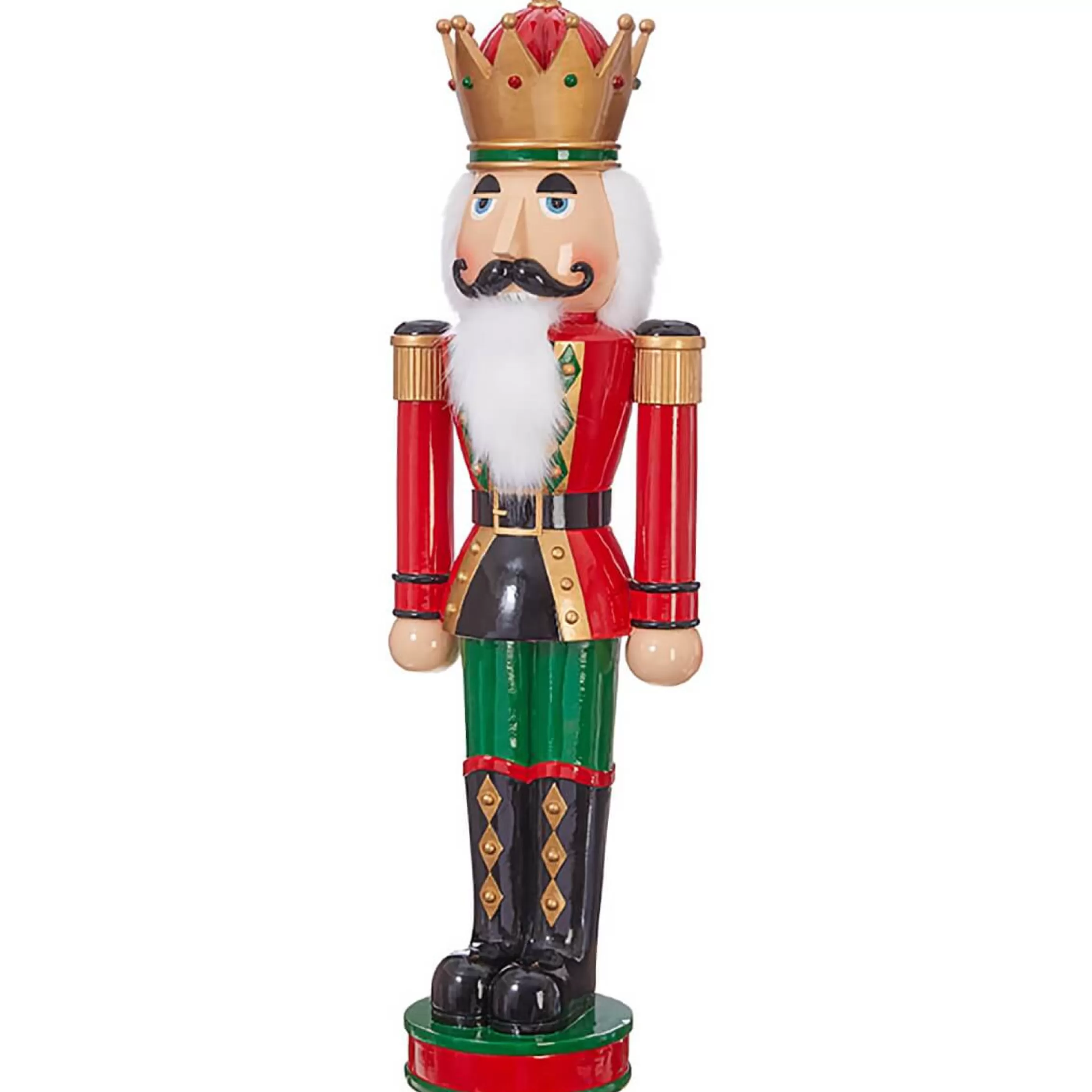 Store RAZ Imports Traditional Red Green Nutcracker - 75Cm