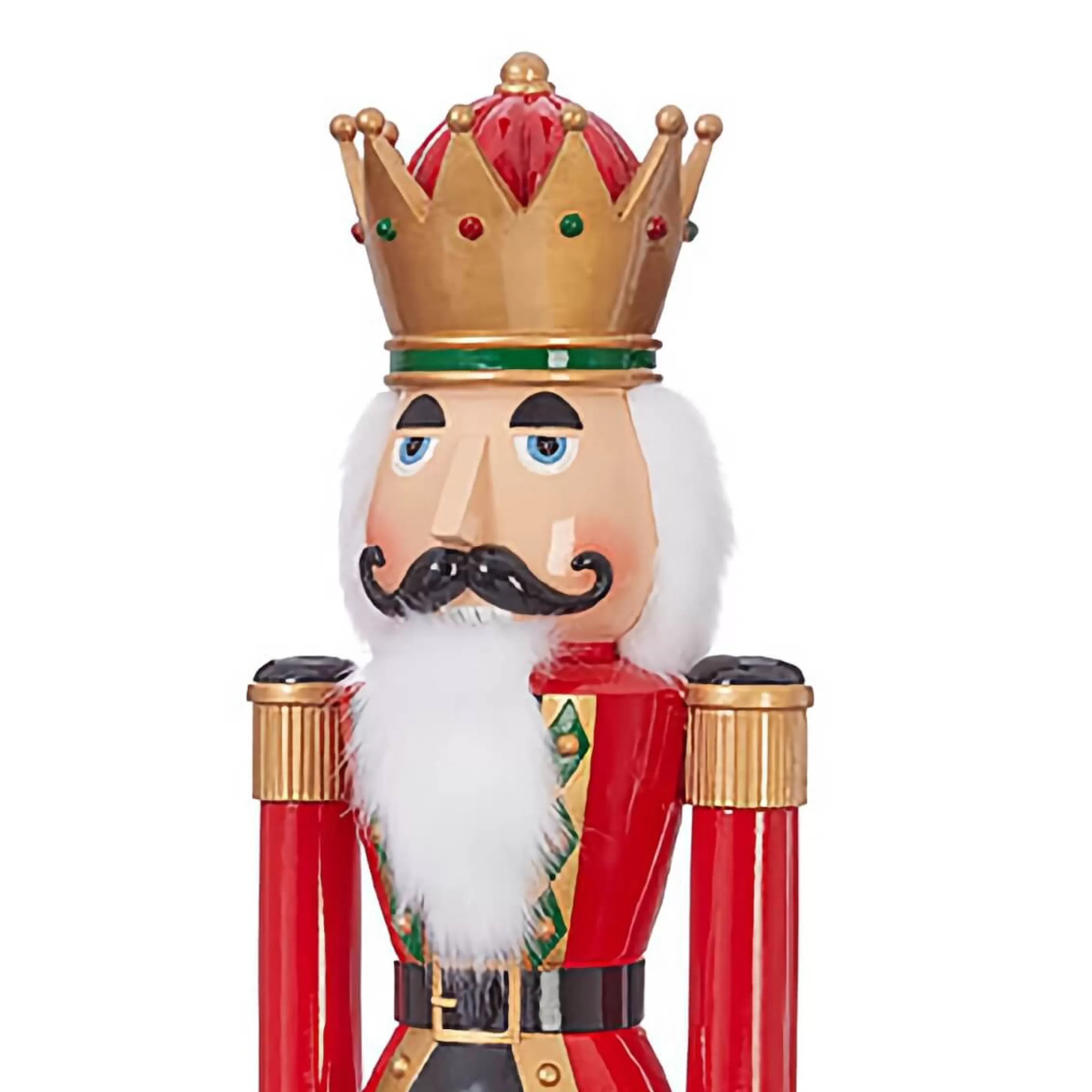 Store RAZ Imports Traditional Red Green Nutcracker - 75Cm