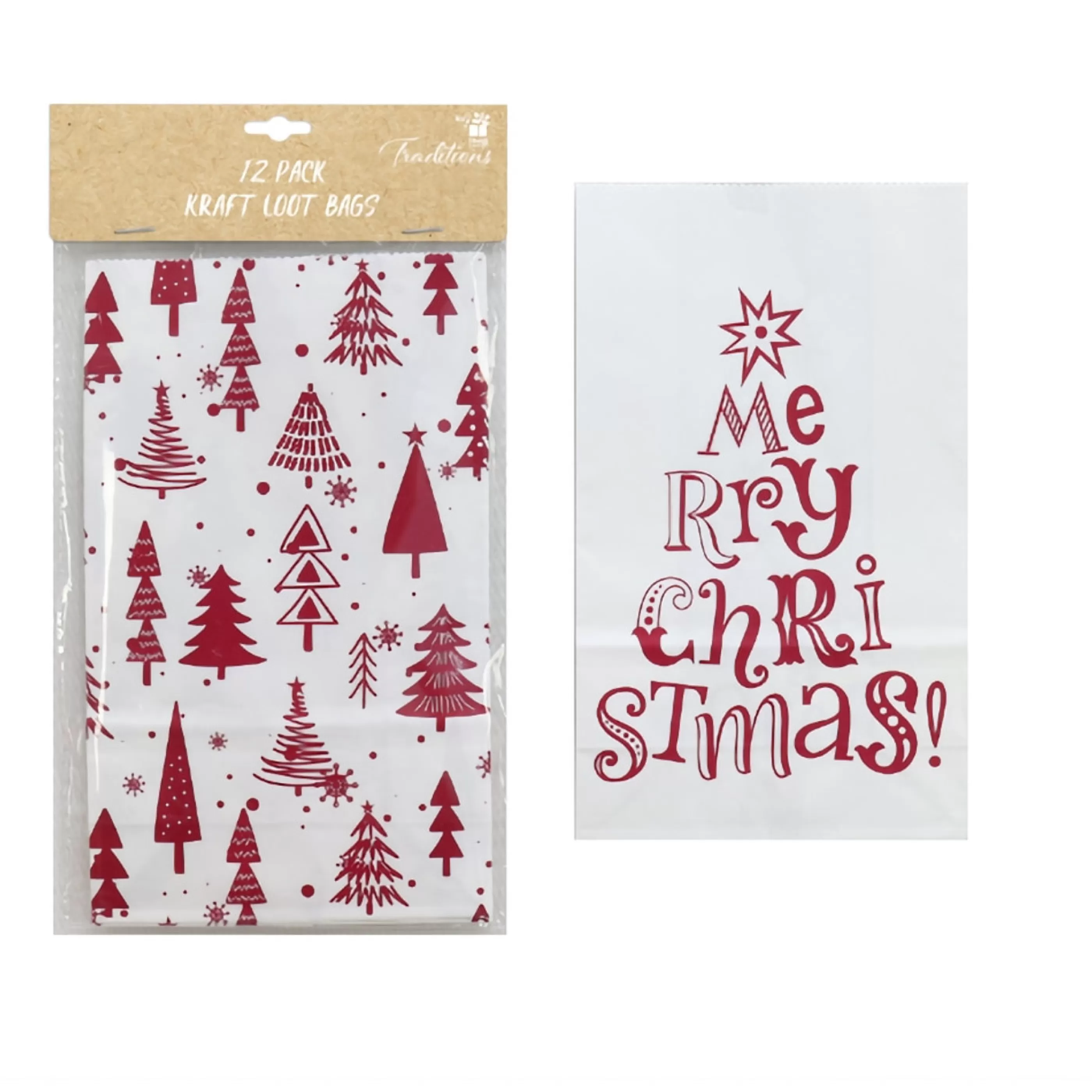 Store * Treat Bags Paper (Pack Of 12) - 12 X 20Cm