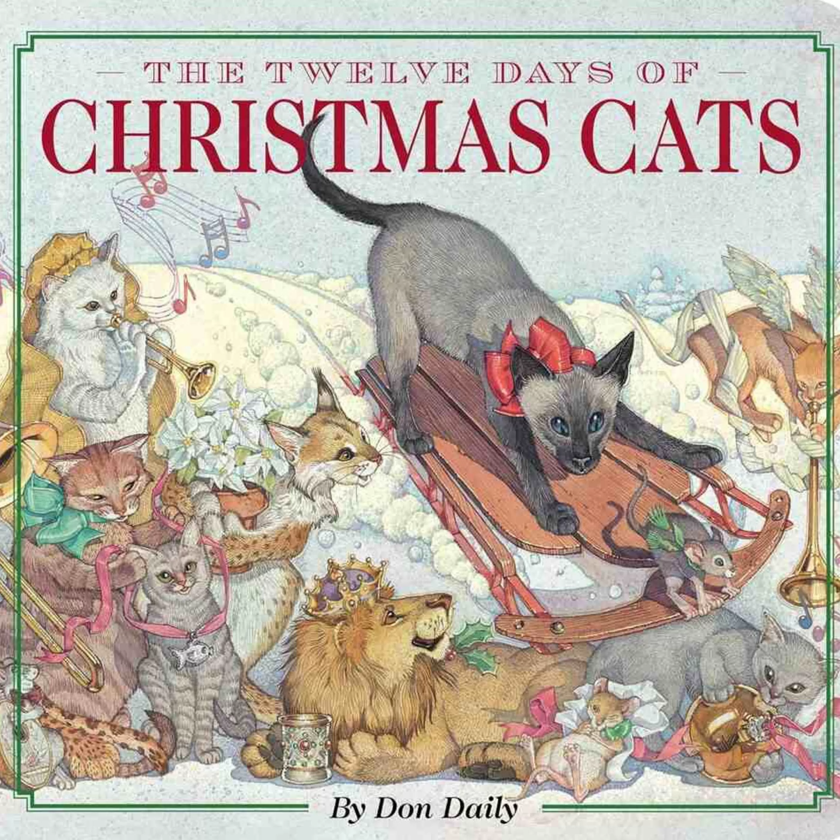 Clearance * Twelve Days Of Christmas Cats - 22.9Cm