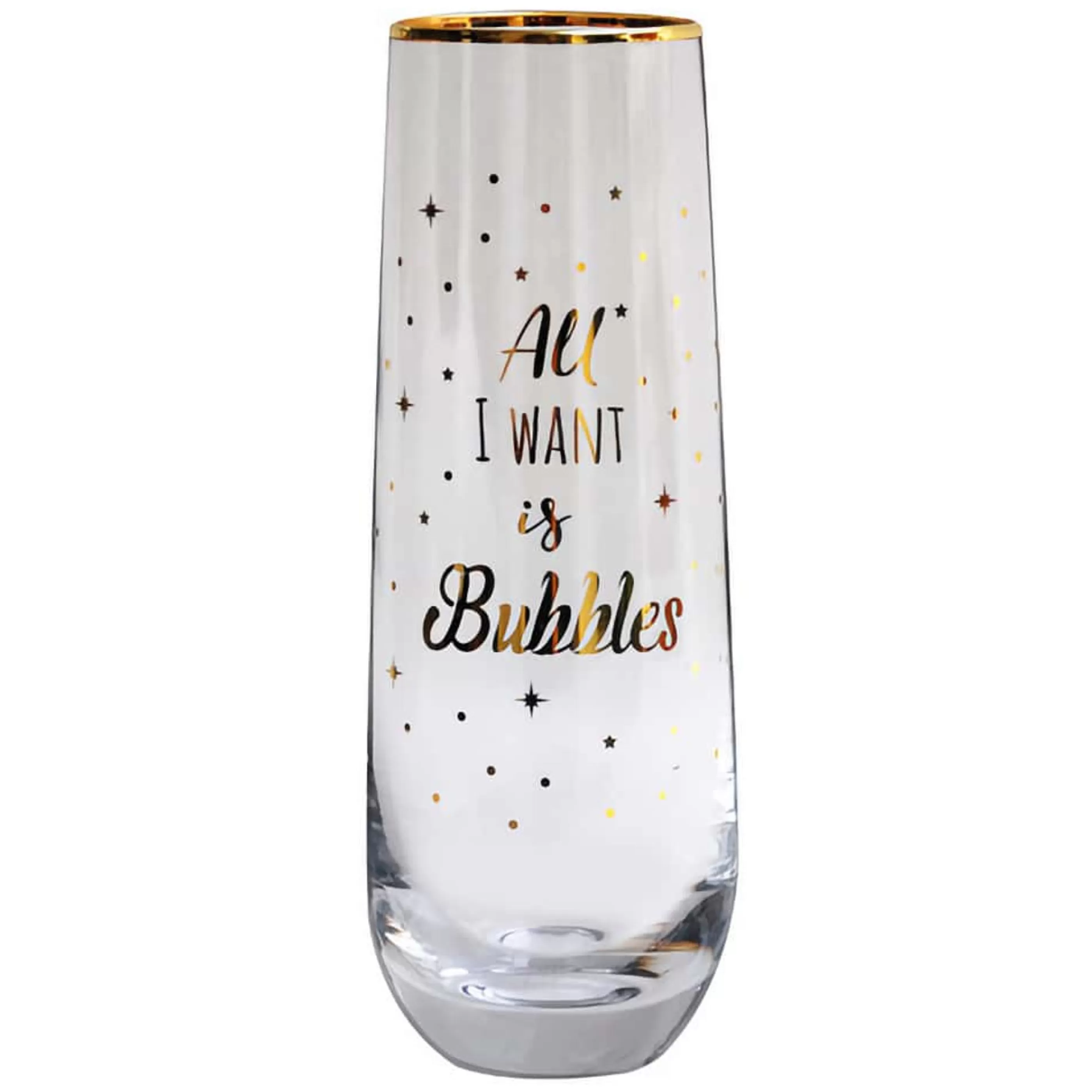 Store Ladelle Ashdene Twinkle All I Want Stemless Champagne Glass