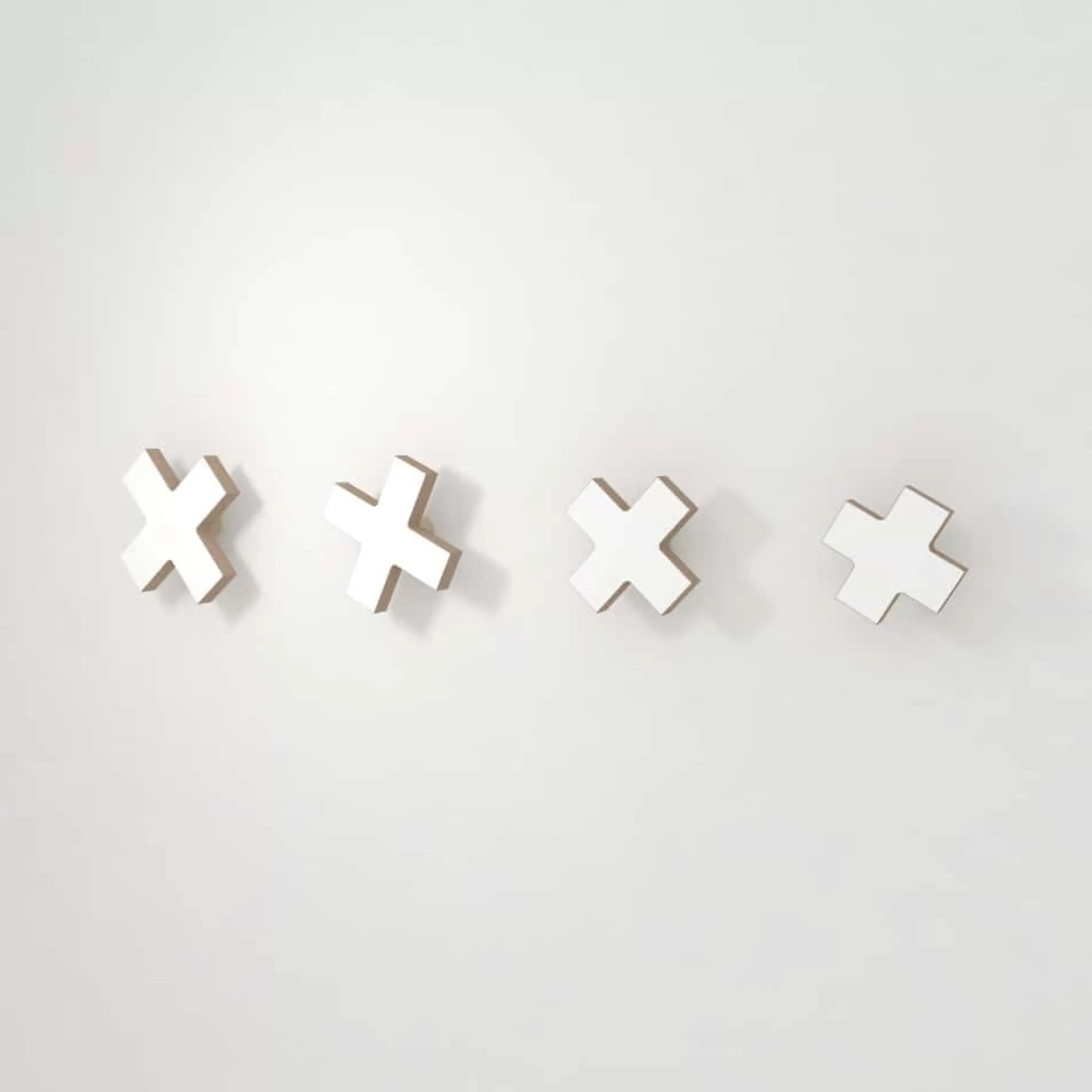 * Wall Signs & Decorations | Wall Hook With Crosses - 48Cm