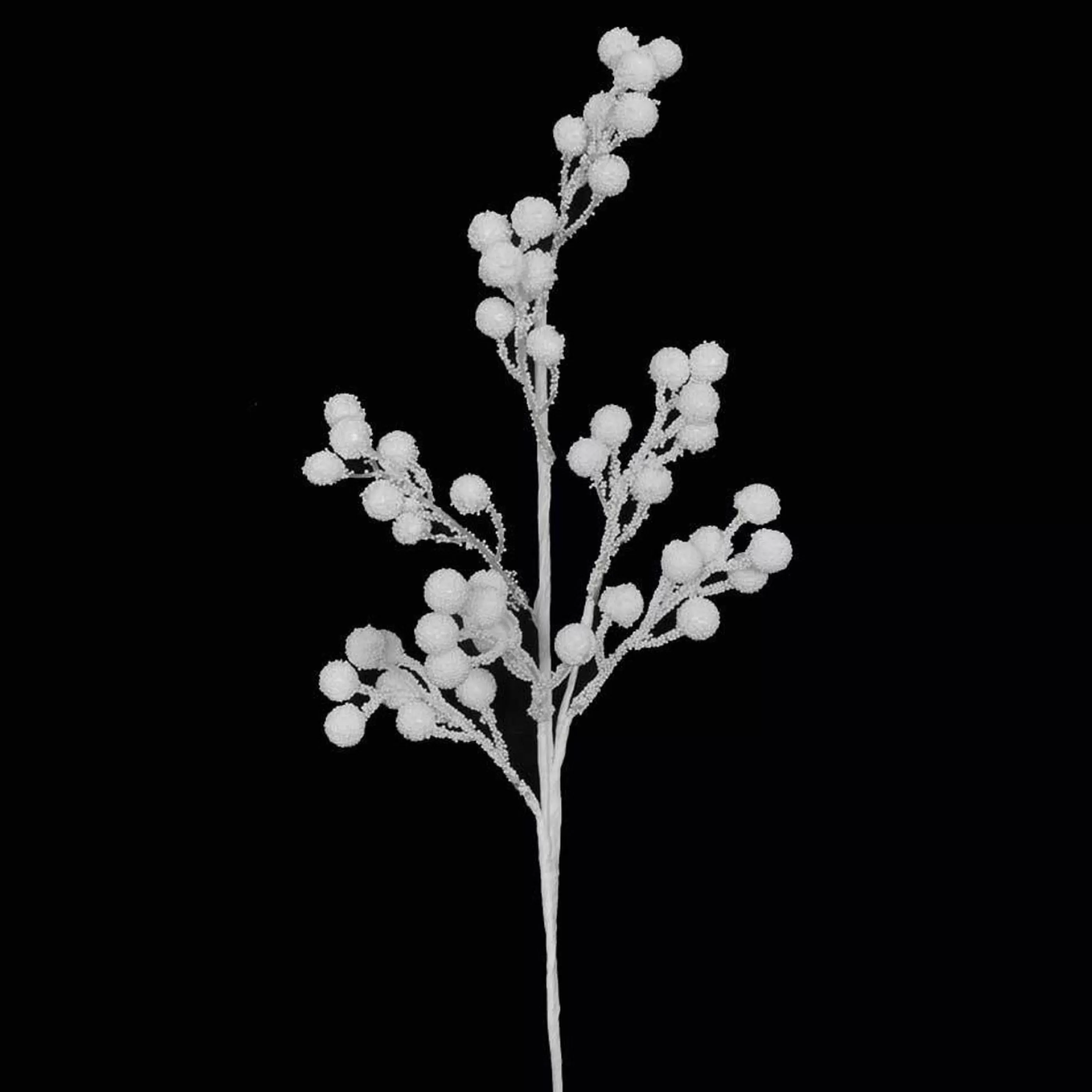 * Floristry | White Berry Spray - 45Cm