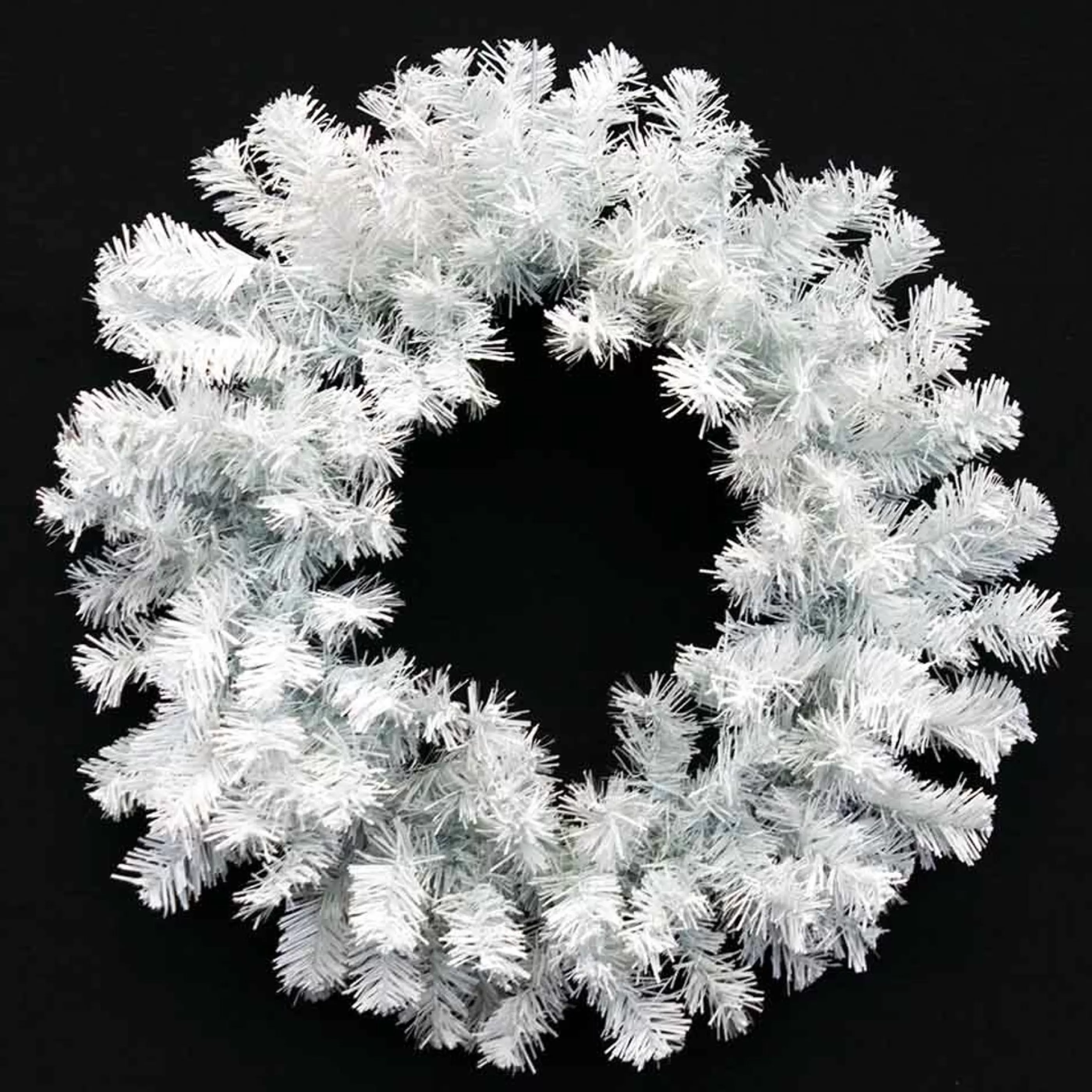 * Wreaths | White Christmas Wreath - 45Cm