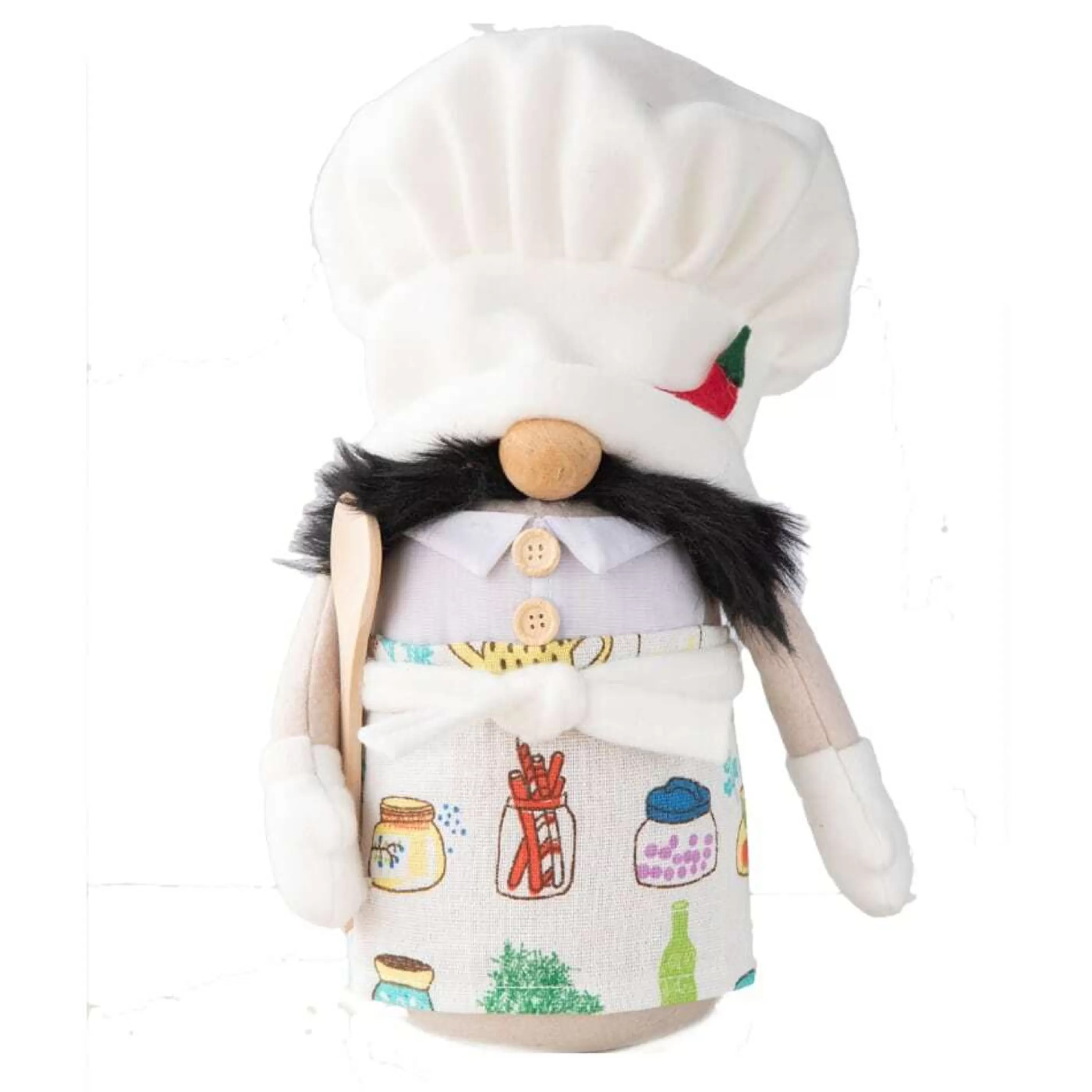 * Table Top Decorations | White Johan Gnome Chef - 30Cm