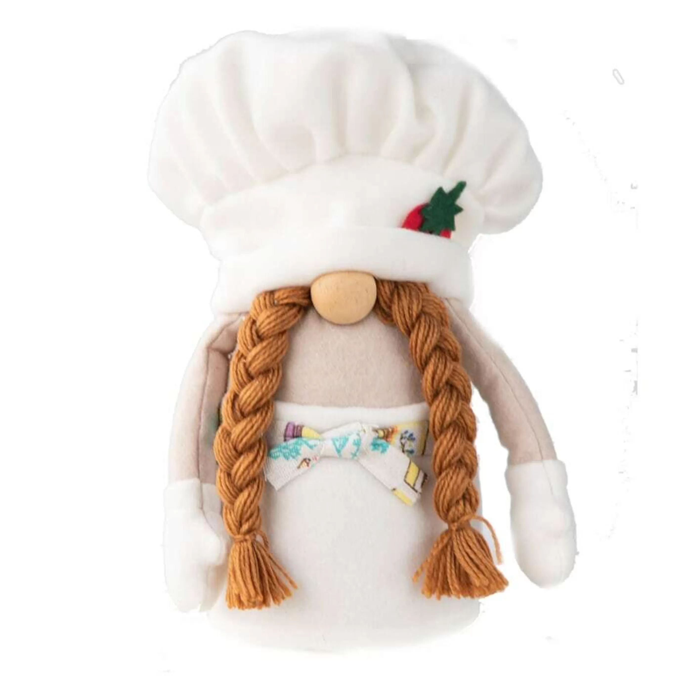 * Table Top Decorations | White Molly Gnome Chef - 30Cm