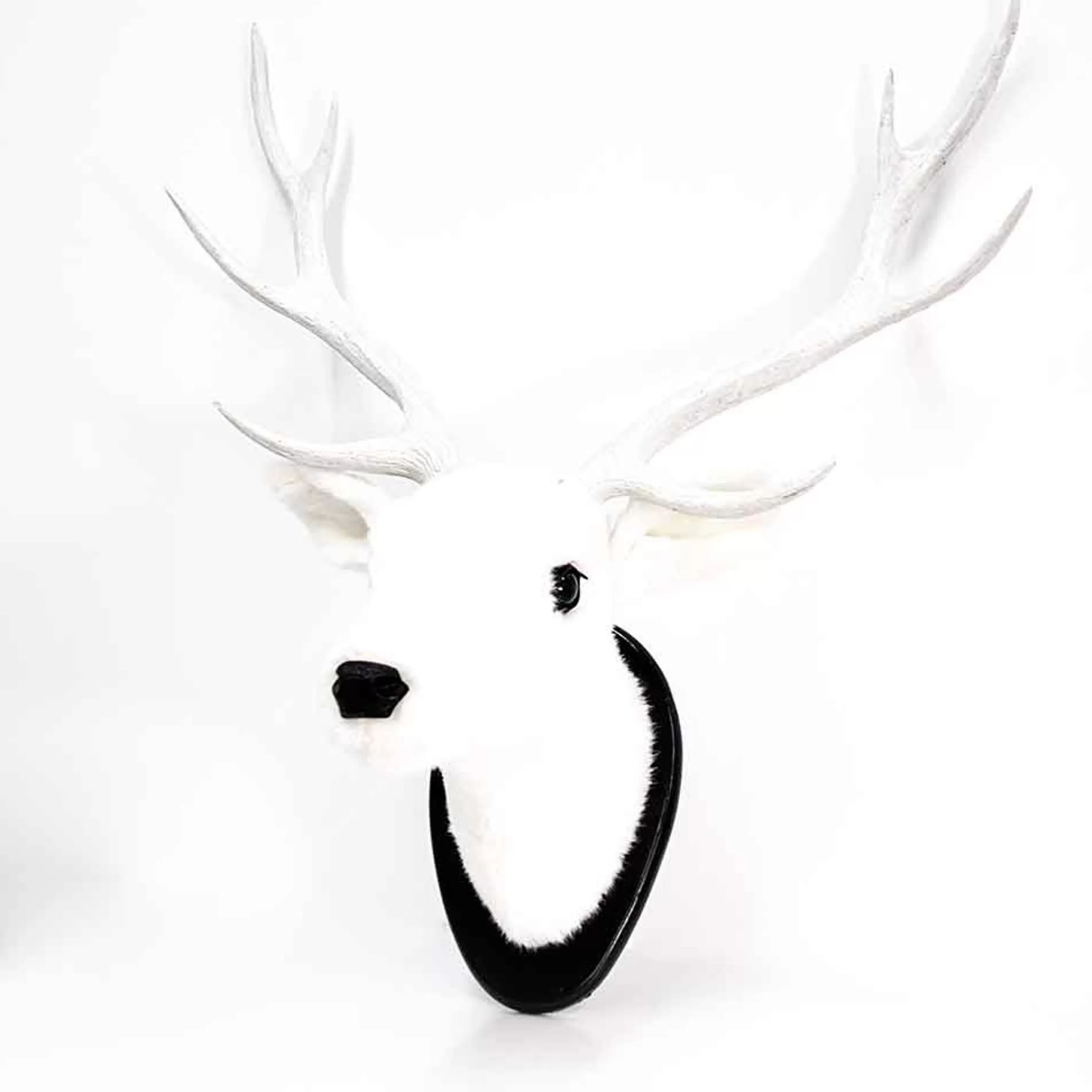 * Wall Signs & Decorations | White Spotted Deer Head - 80Cm