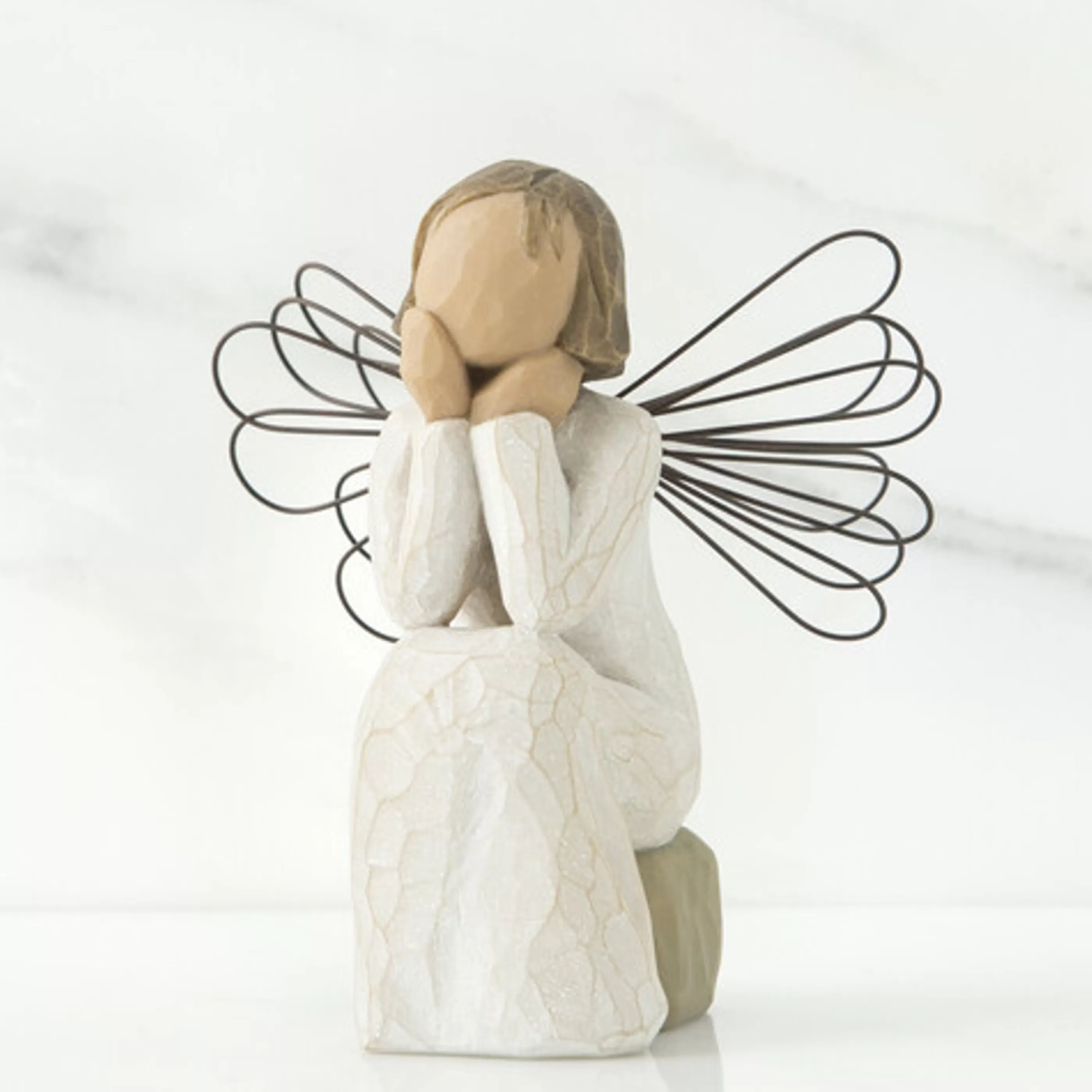 Willow Tree Table Top Decorations | - Angel Of Caring - 10.2Cm