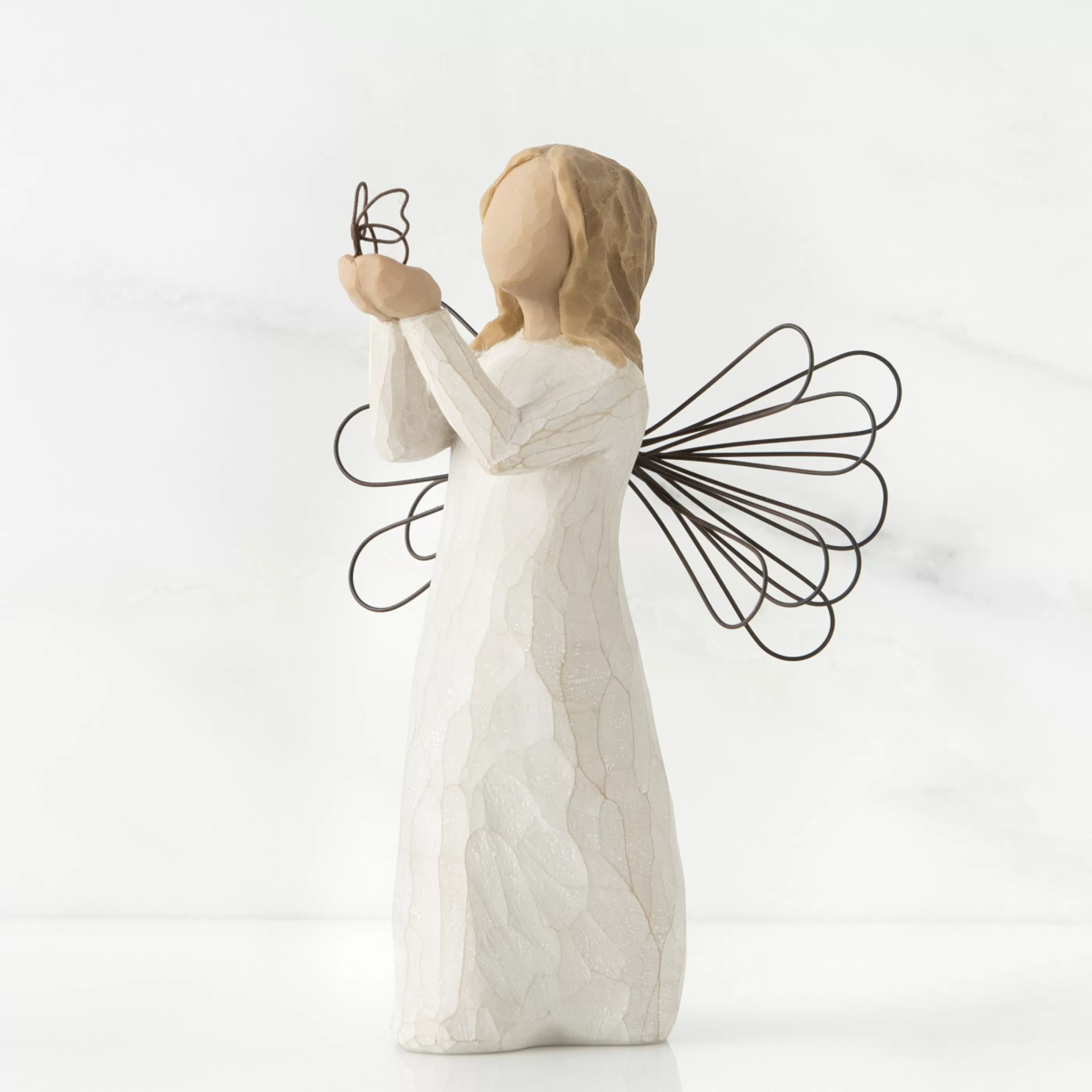 Willow Tree Table Top Decorations | - Angel Of Freedom Figurine - 14Cm