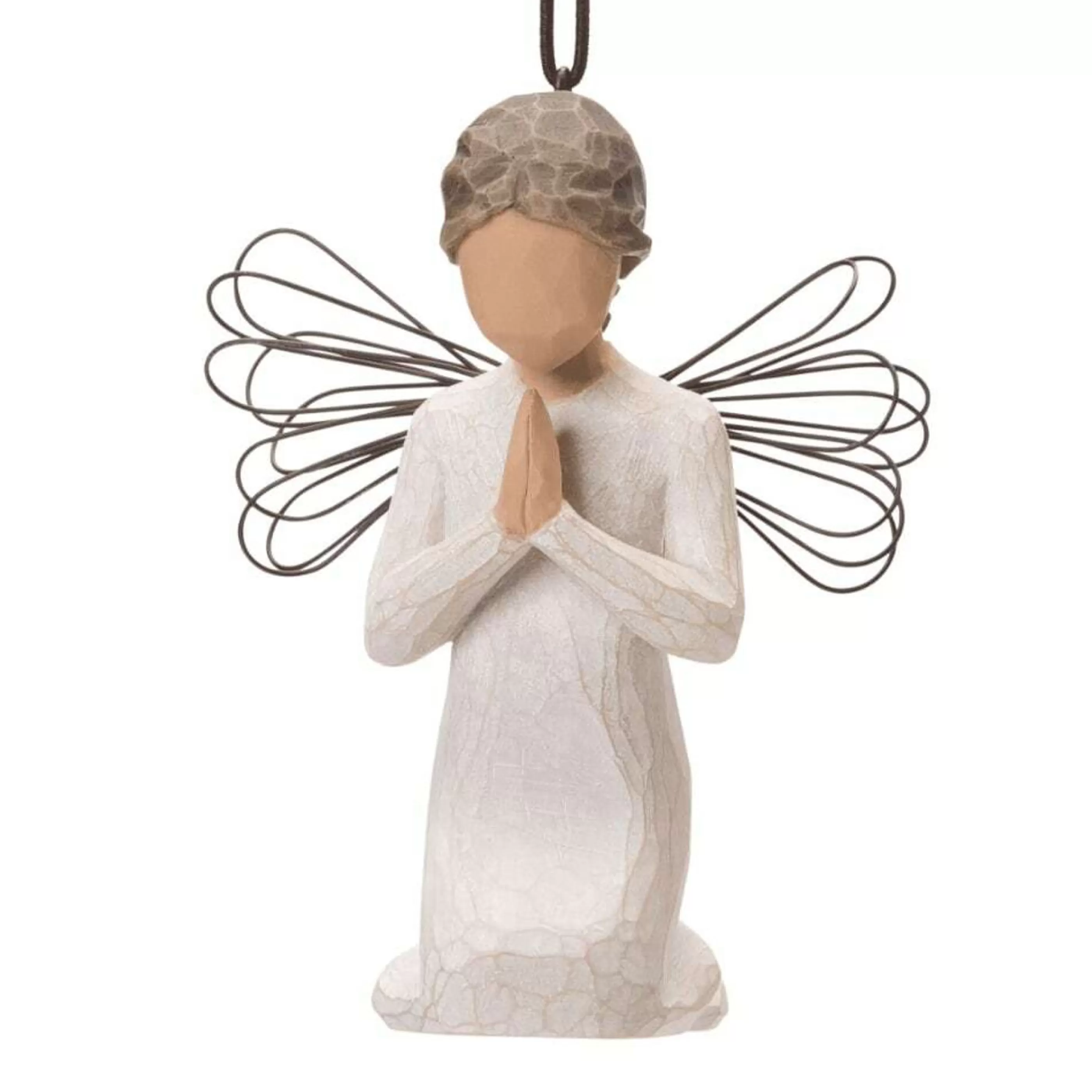 Willow Tree Hanging Christmas Ornaments | - Angel Of Prayer Ornament - 7.6Cm