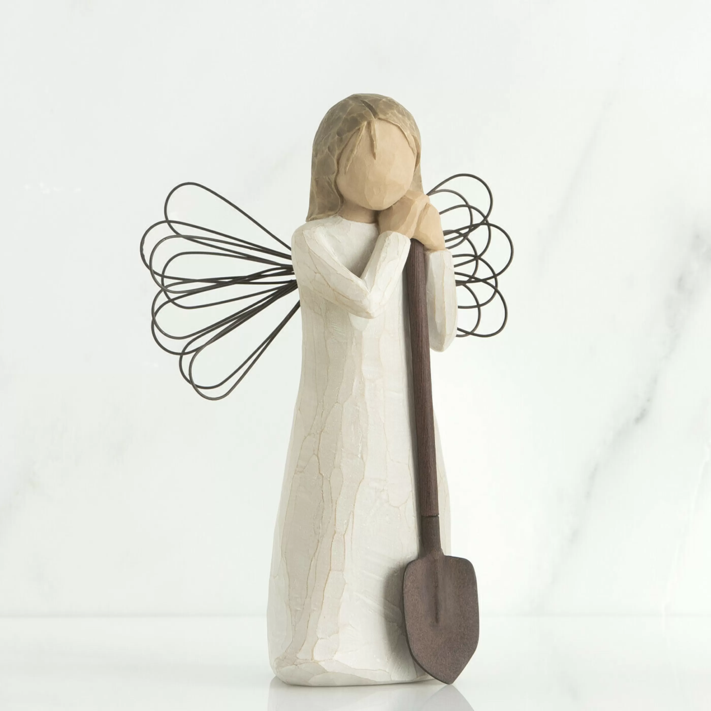 Willow Tree Table Top Decorations | - Angel Of The Garden Figurine - 14Cm