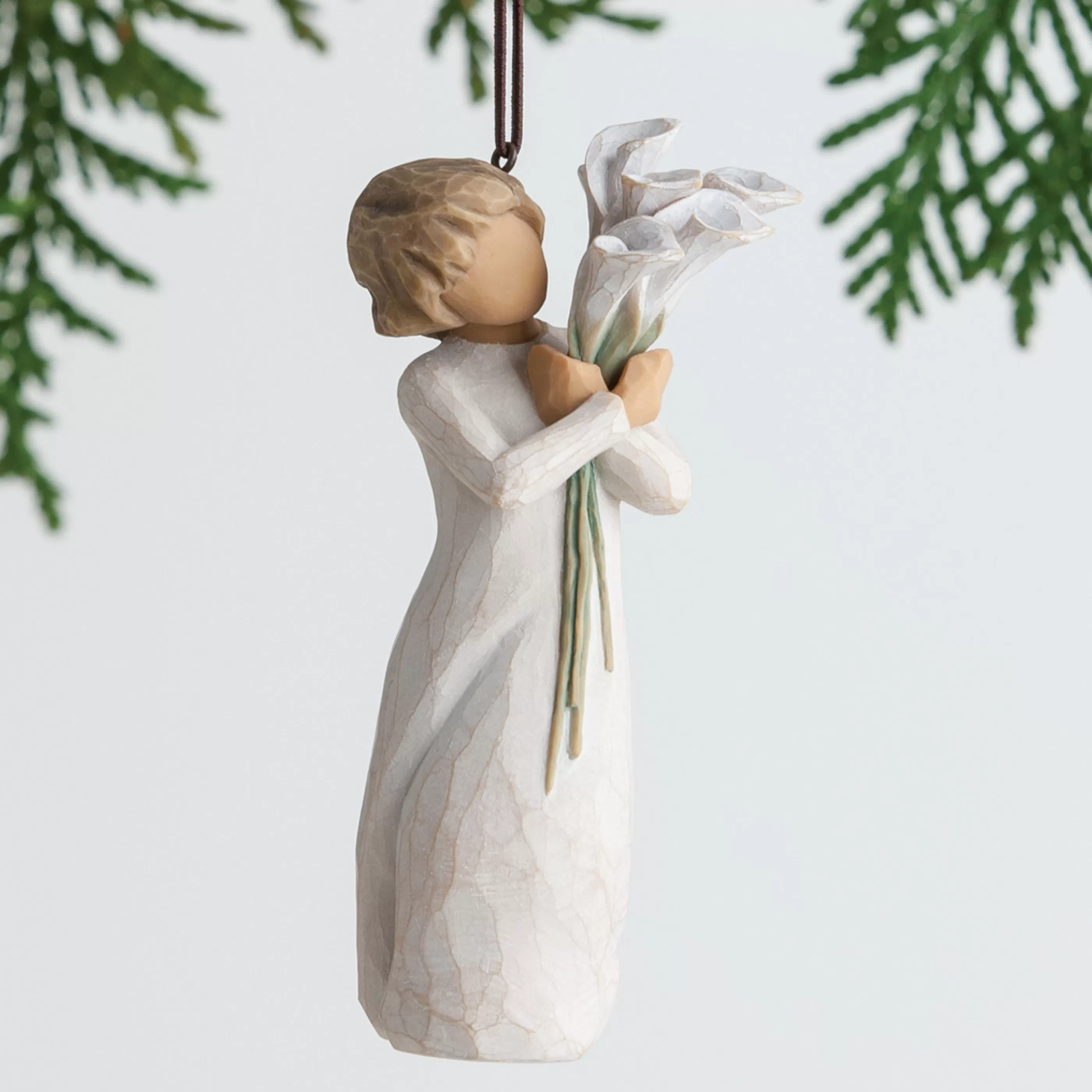 Willow Tree Hanging Christmas Ornaments | - Beautiful Wishes Ornament - 13Cm