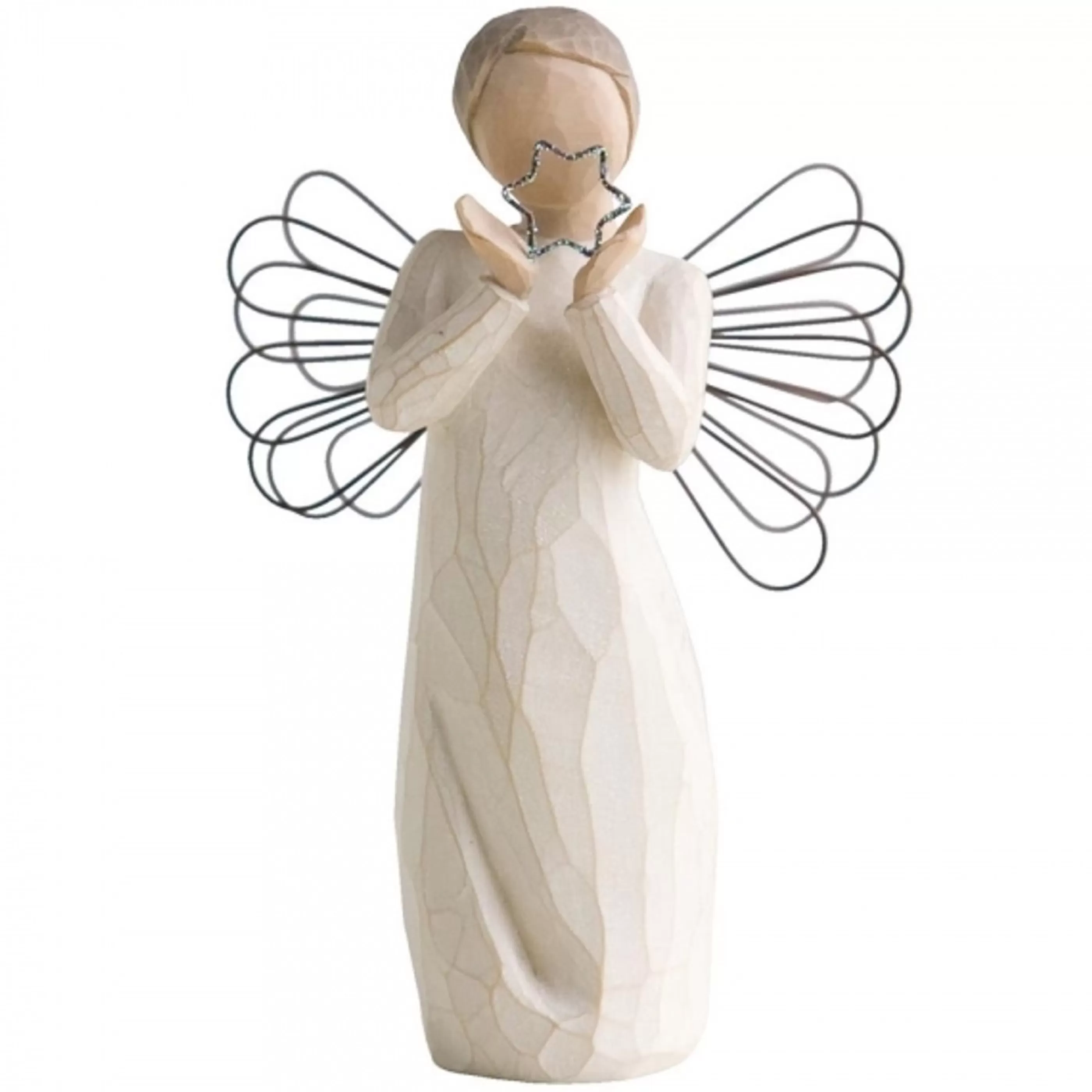 Willow Tree Table Top Decorations | - Bright Star Angel Figurine - 14Cm