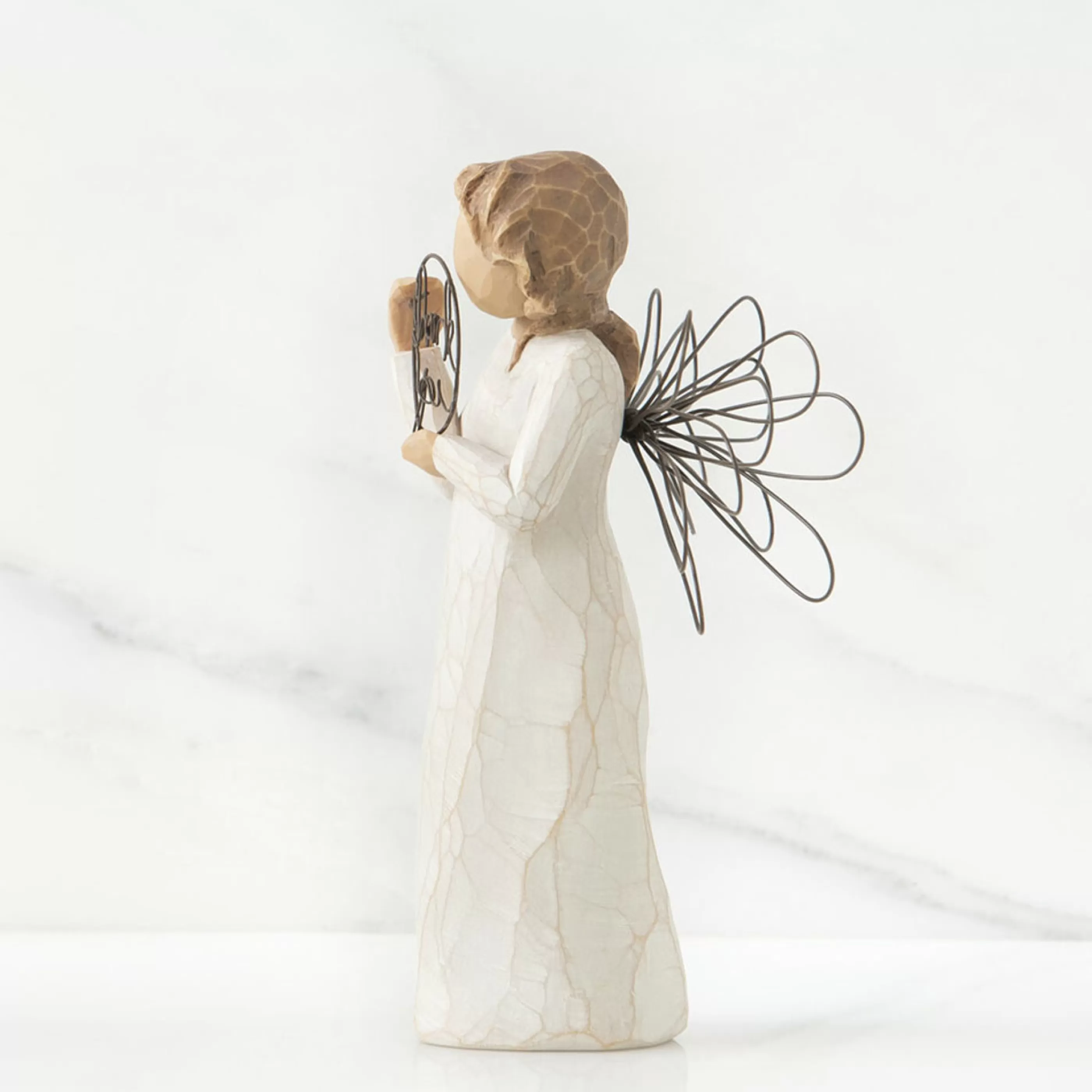 Willow Tree Table Top Decorations | - Just For You Angel Figurine - 14Cm