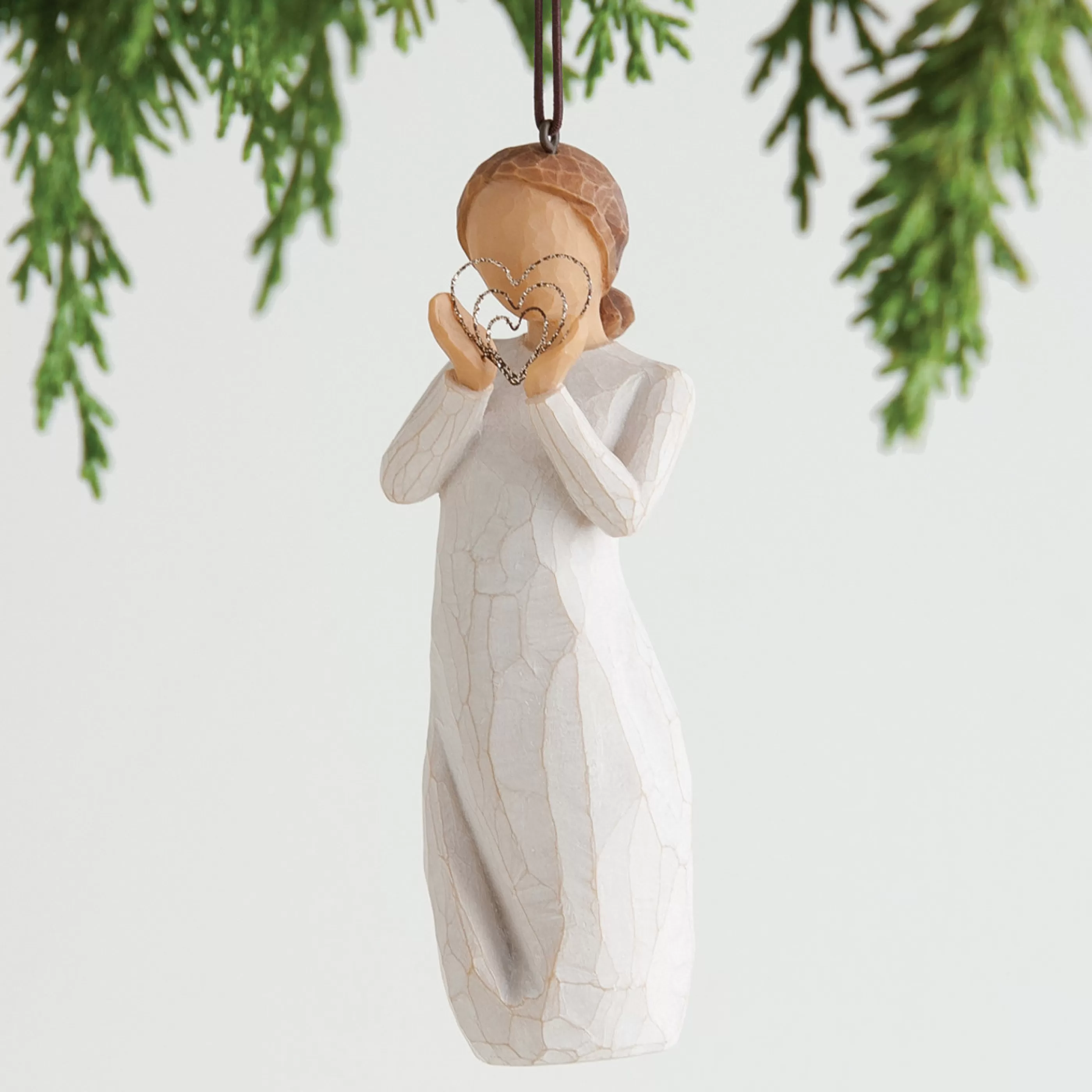 Willow Tree Hanging Christmas Ornaments | - Lots Of Love Ornament - 11Cm