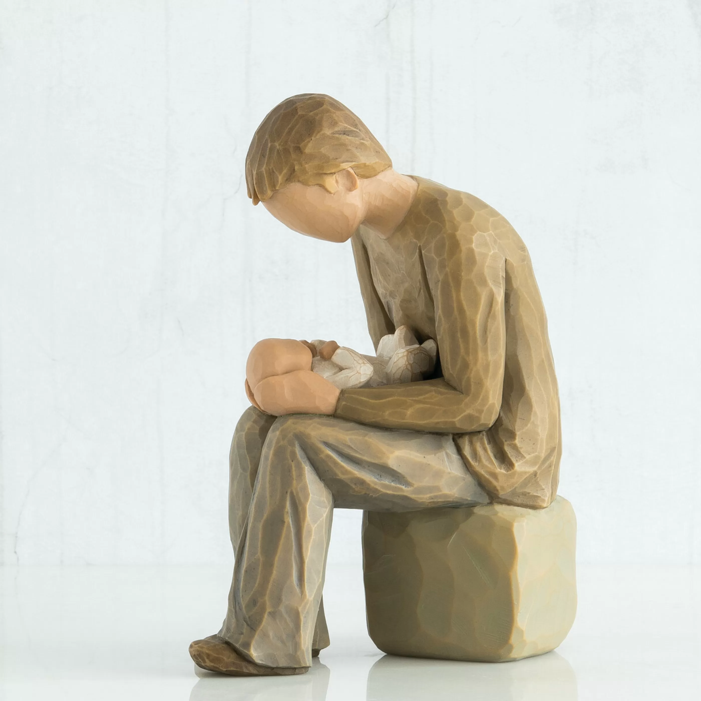 Willow Tree Table Top Decorations | - New Dad Figurine - 15Cm