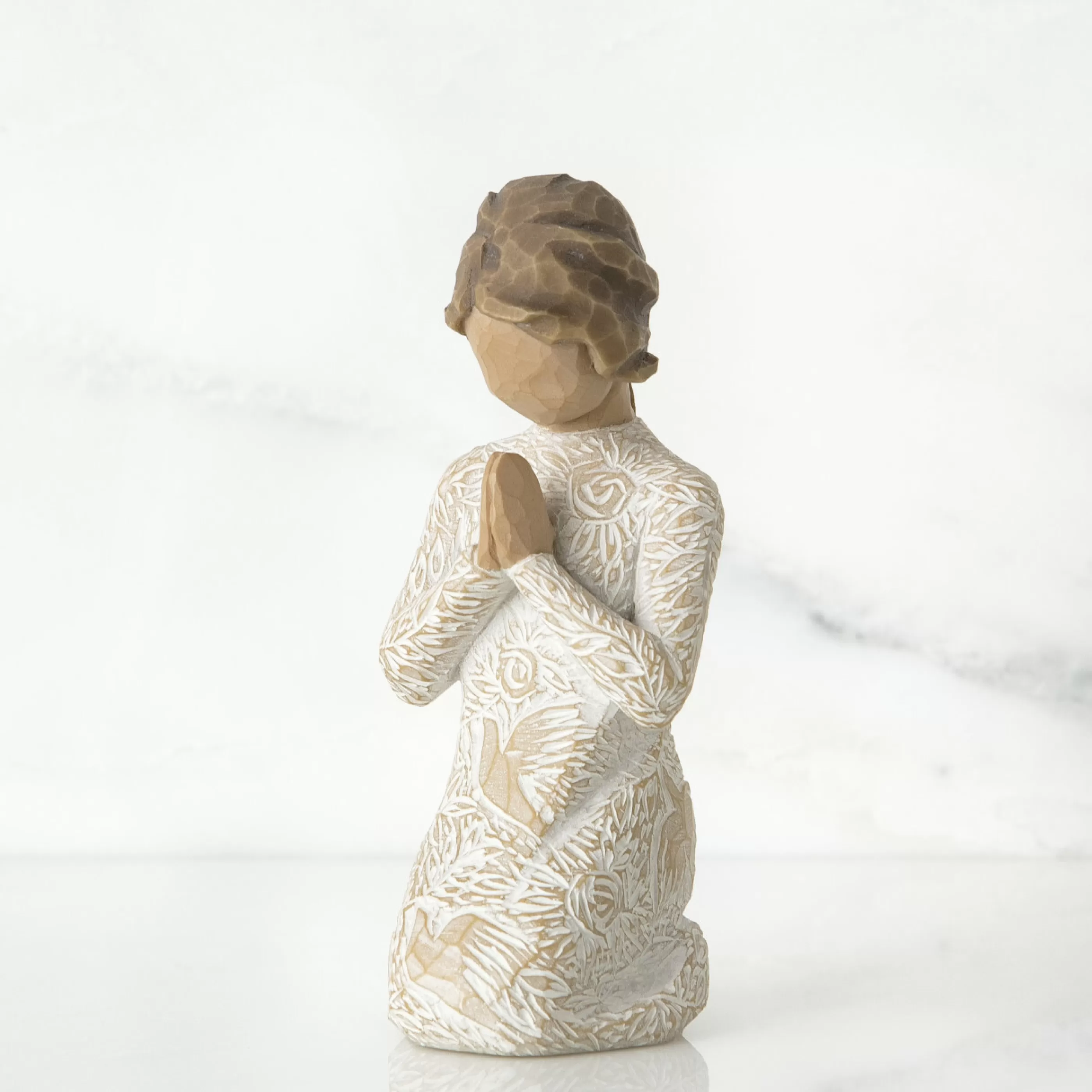 Willow Tree Table Top Decorations | - Prayer Of Peace Figurine - 10Cm