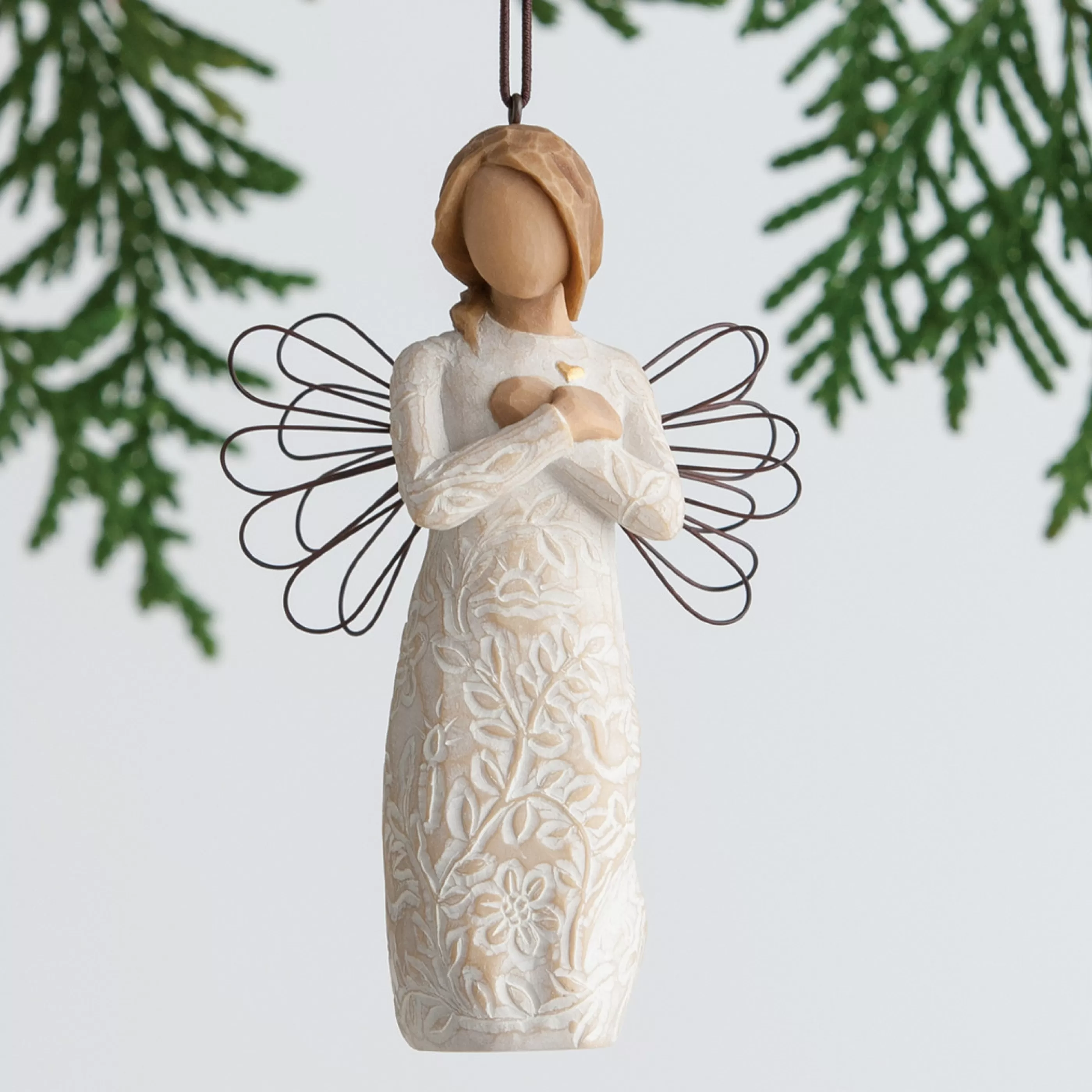 Willow Tree Hanging Christmas Ornaments | - Remembrance Ornament - 13Cm