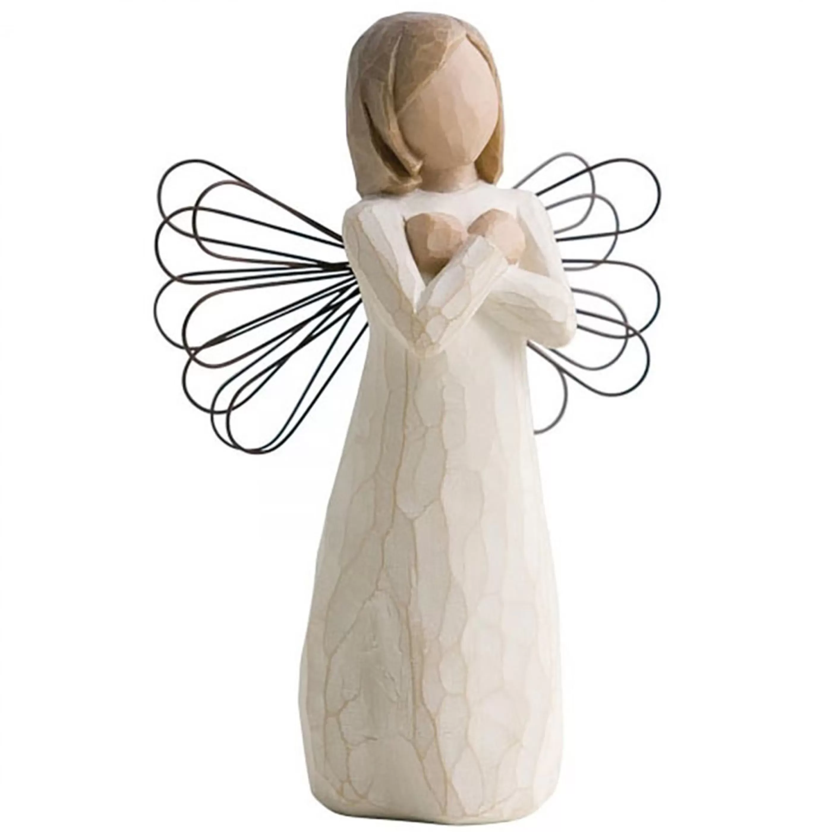 Willow Tree Table Top Decorations | - Sign For Love Angel Figurine - 14Cm