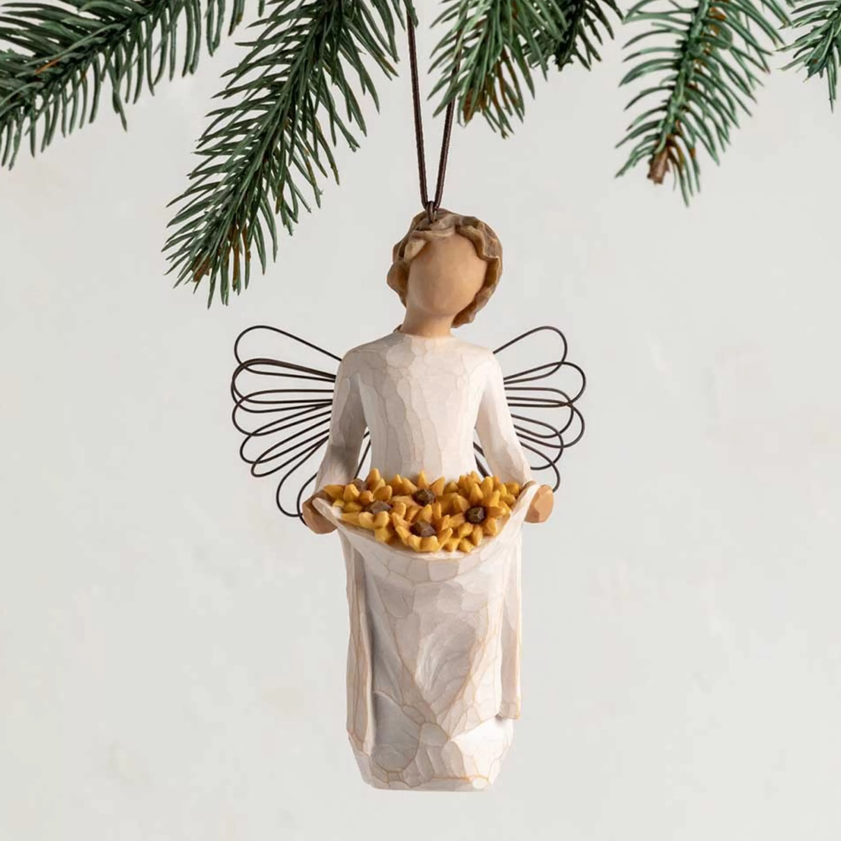 Willow Tree Hanging Christmas Ornaments | - Sunshine Angel Ornament - 10Cm