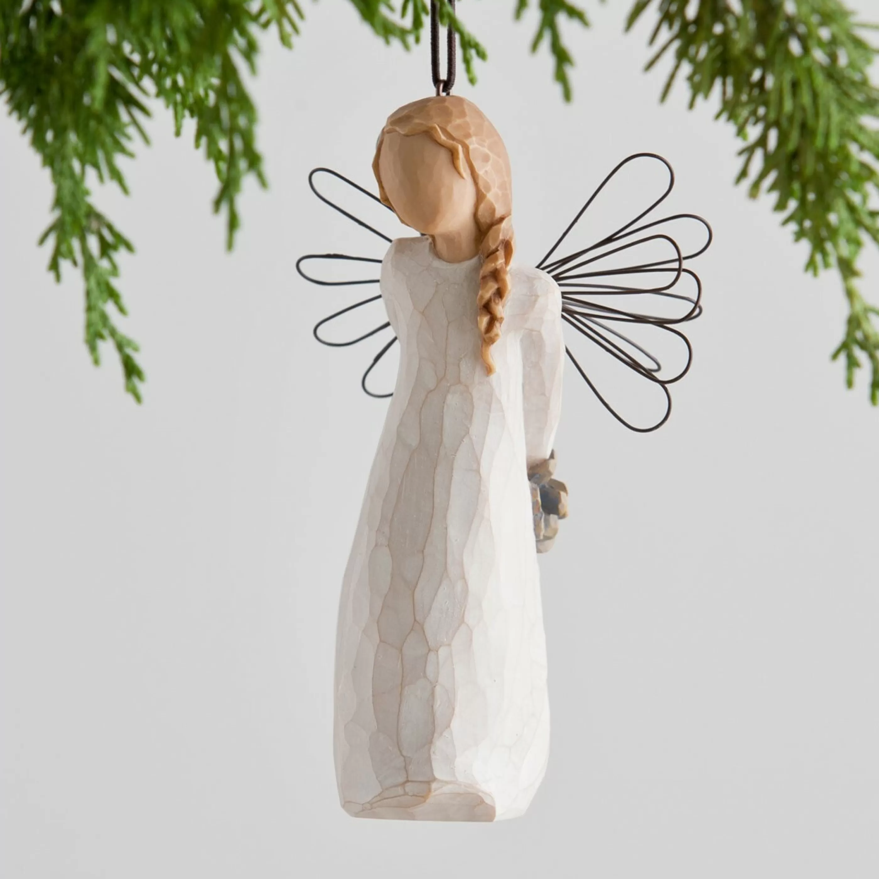 Willow Tree Hanging Christmas Ornaments | - Thank You Ornament - Retired