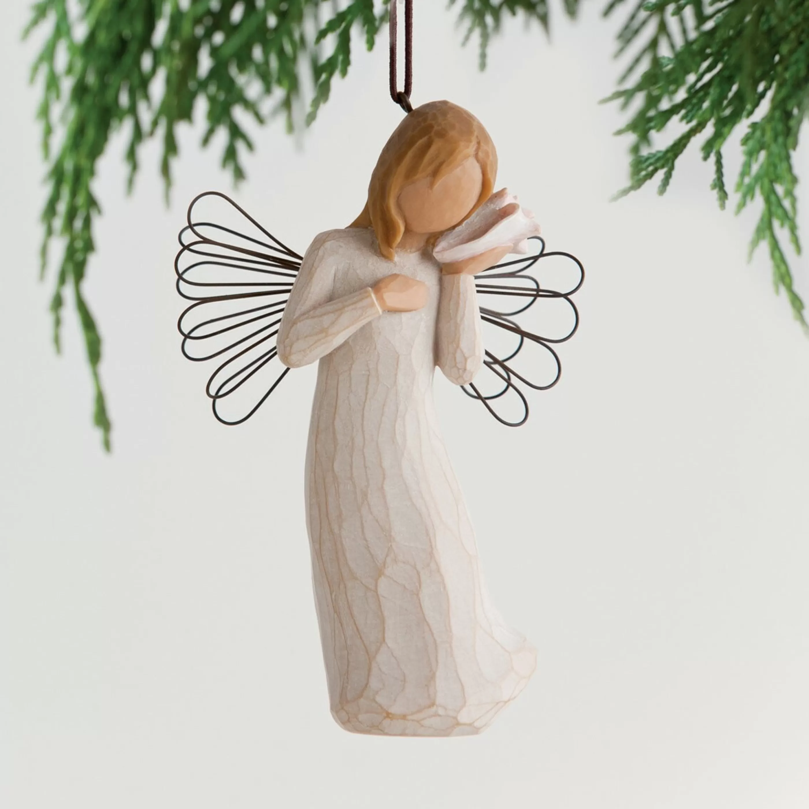 Willow Tree Hanging Christmas Ornaments | - Thinking Of You Ornament - 13Cm